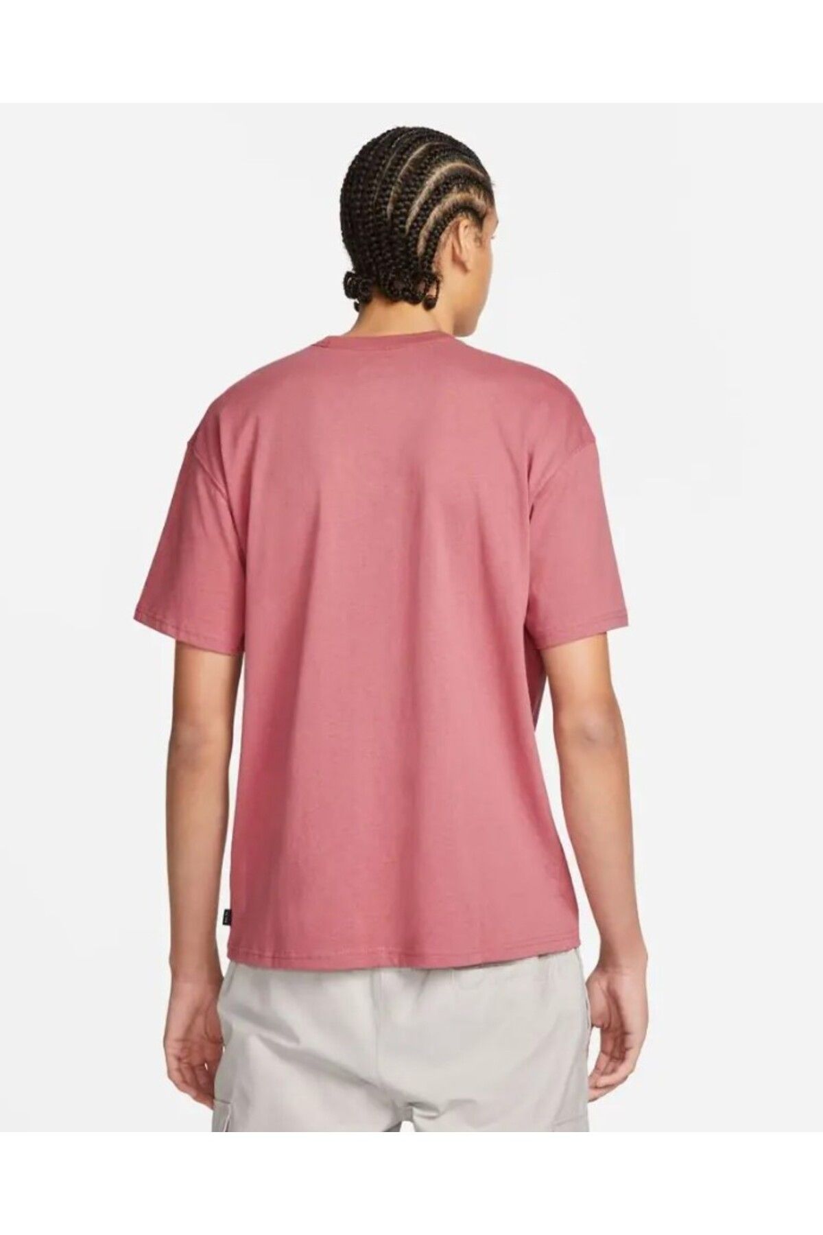 Nike Sportswear Premium Essentials T shirt In Rose Erkek PamukluTi ort Erkek Giyim