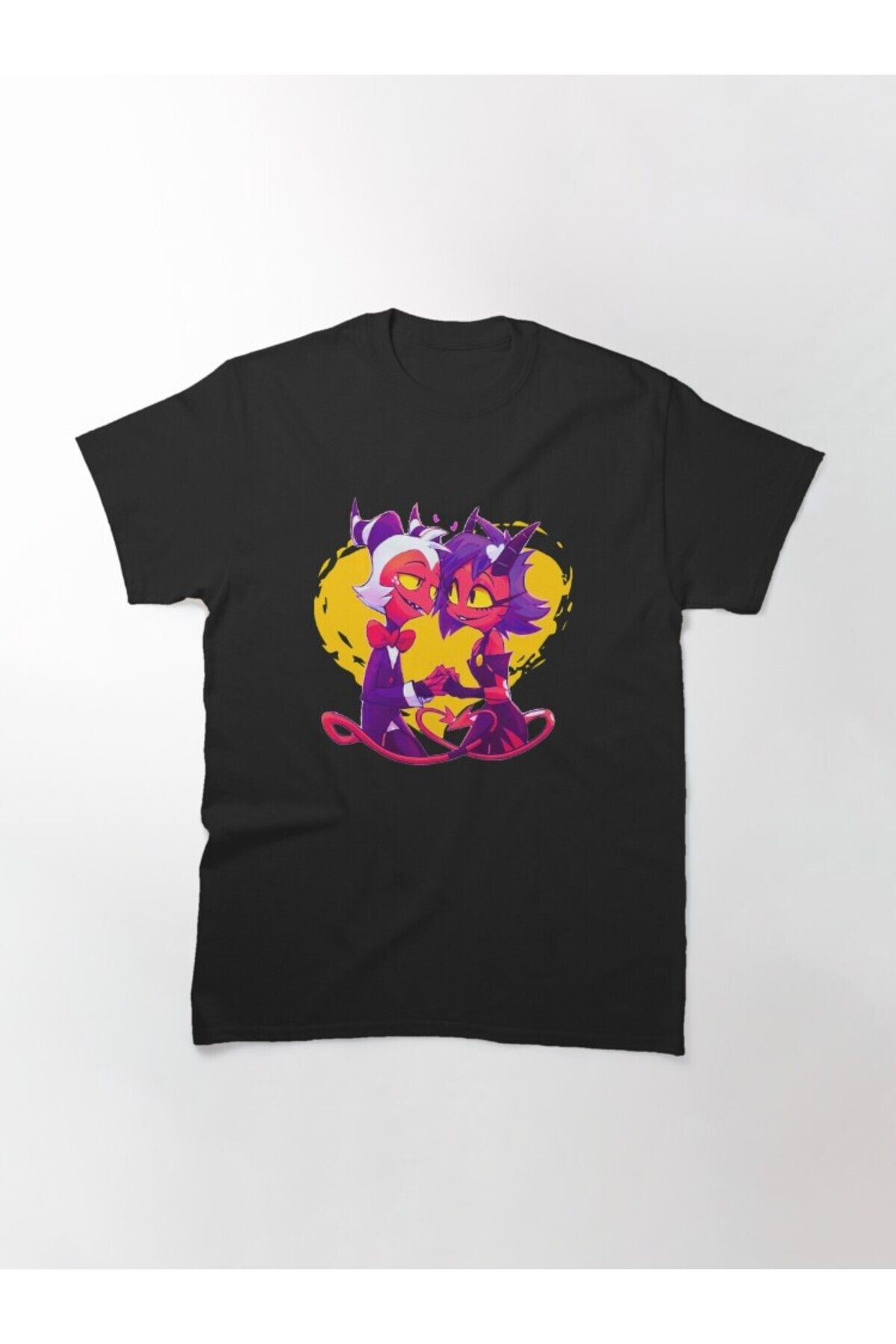 ZOKAWEAR-Loose Fit Helluva Boss Millie And Moxxie Design Printed T-shirt 2