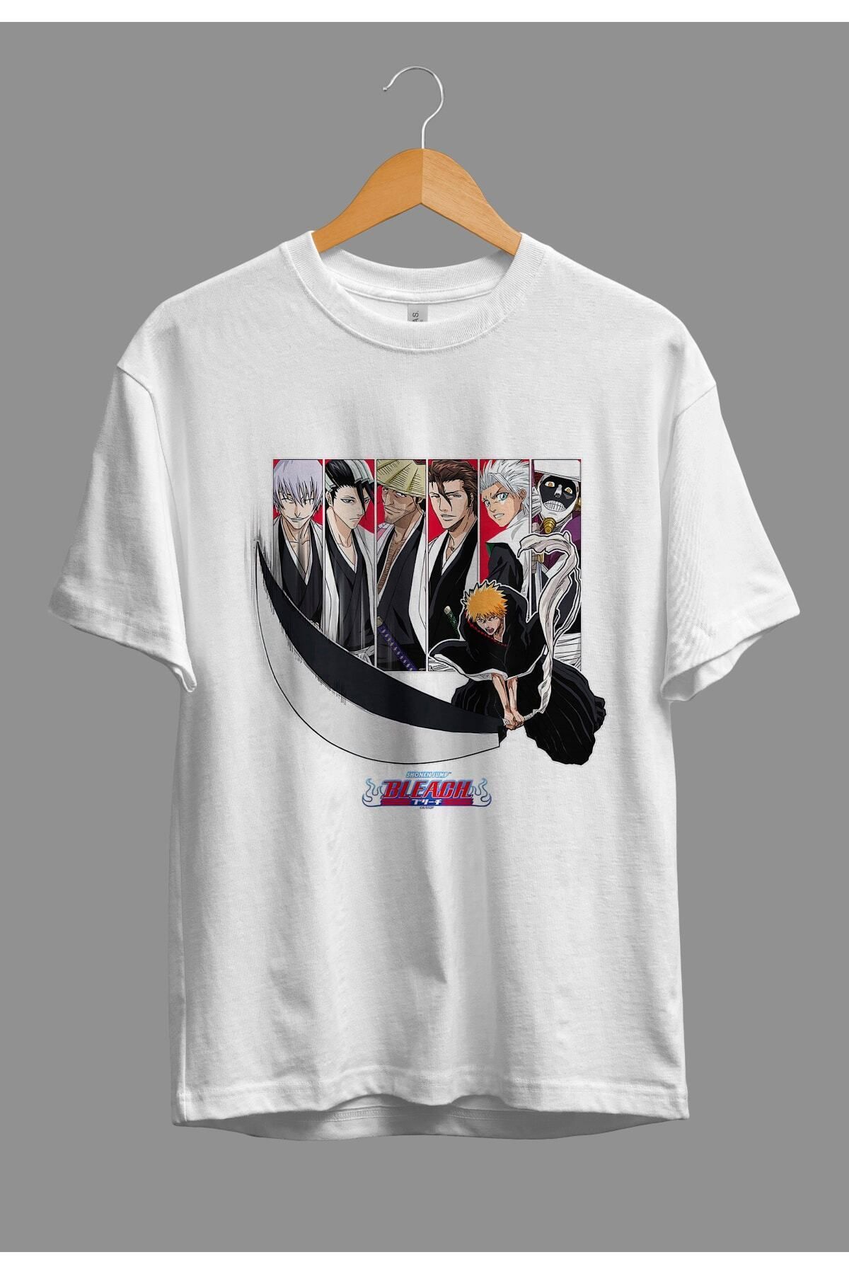 ZOKAWEAR Tricou Anime Cu Design Personalizat Pentru Bleach Team Captains Unisex - S