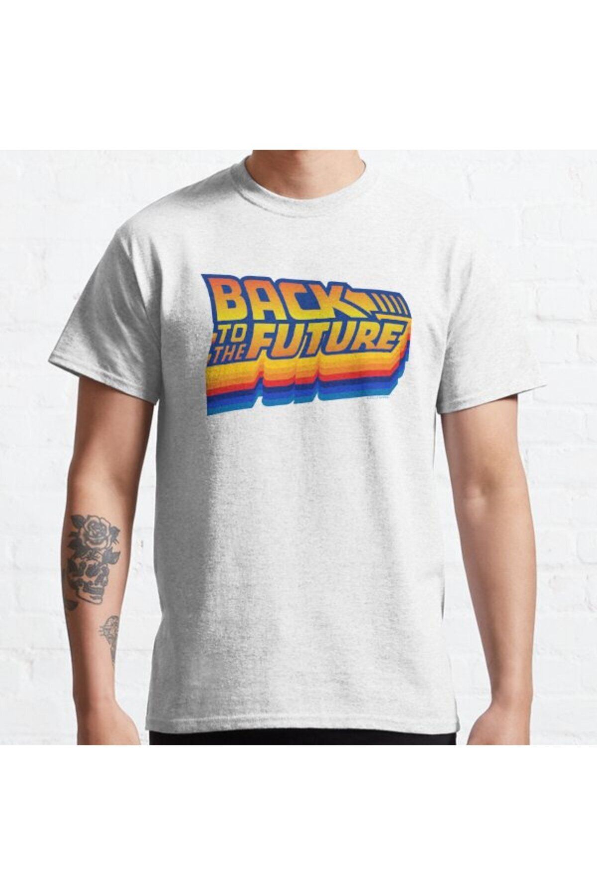 ZOKAWEAR Tricou Imprimat Cu Logo Retro, Unisex, La 35 De Ani De La Înapoi În Viitor Unisex - L