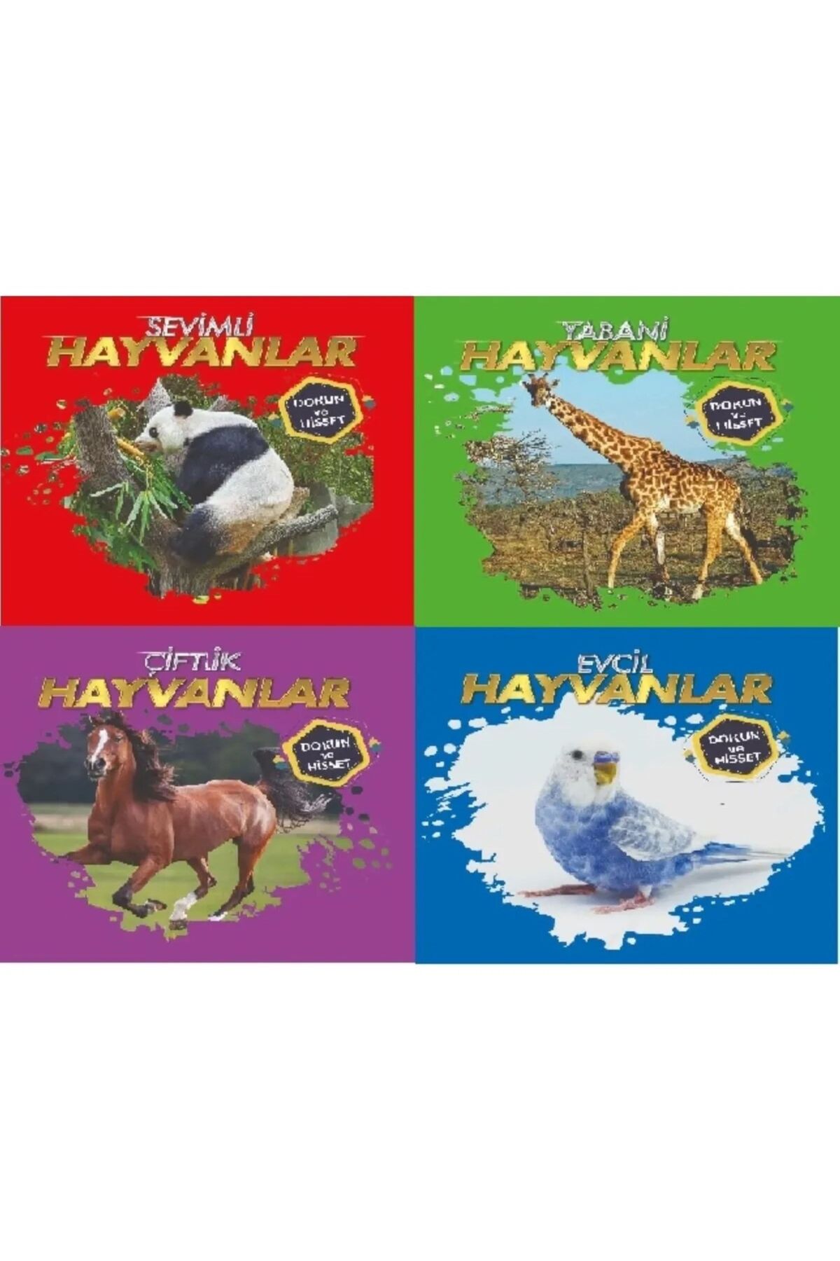 0-6 Yaş Yayınları Dokun Ve Hisset 4 Kitap Set fotoğrafı 2 (önizleme)