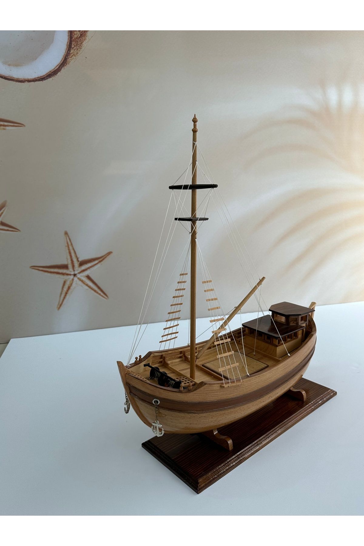 AYHAN KOTRA-World First Load Ship - Puller, Black Sea Sand Pebble Pulling Ship, Wrapping Model 4