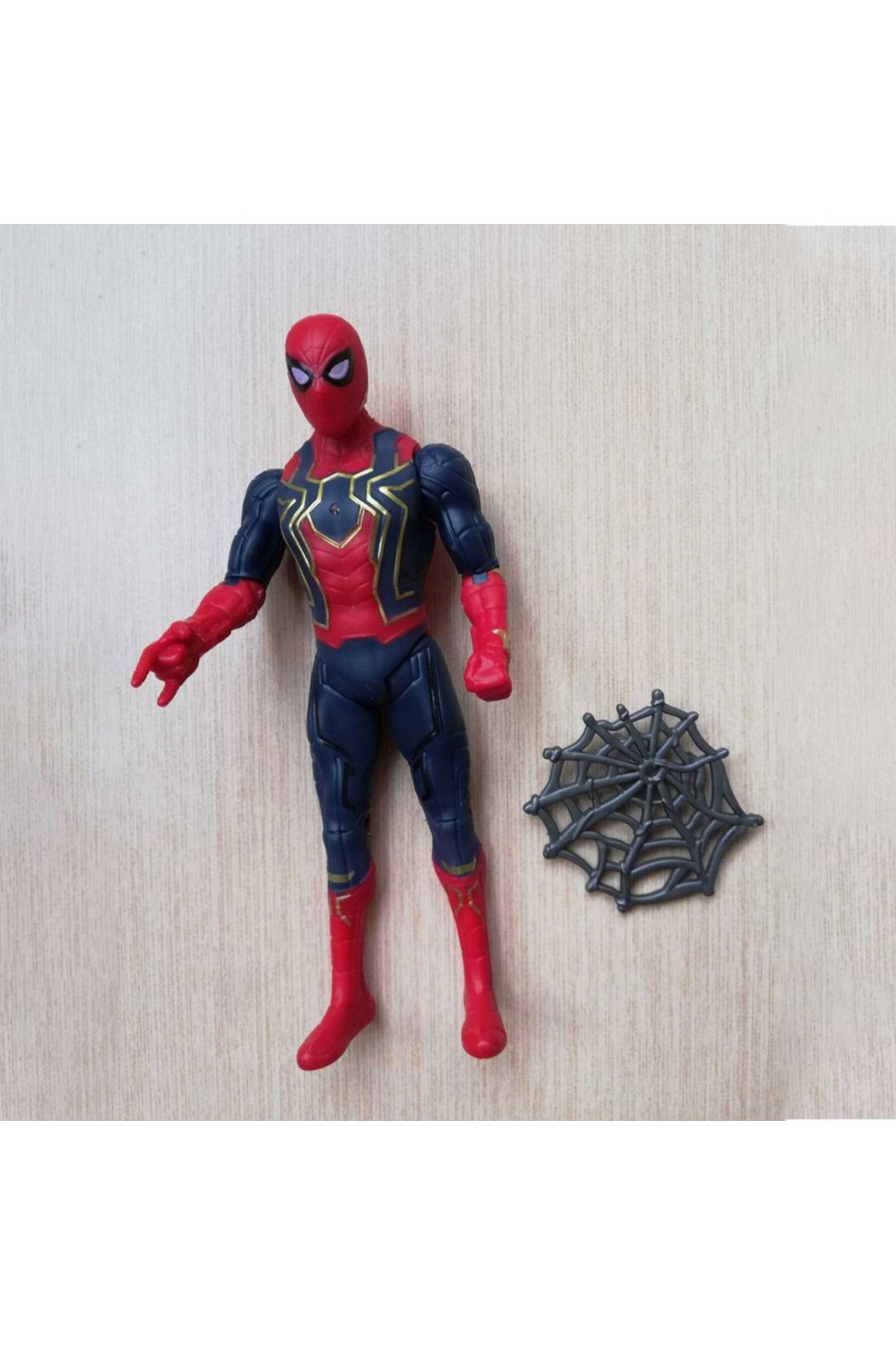 18cm Avengers Illuminated Spiderman Spider-Man Figure Toy
