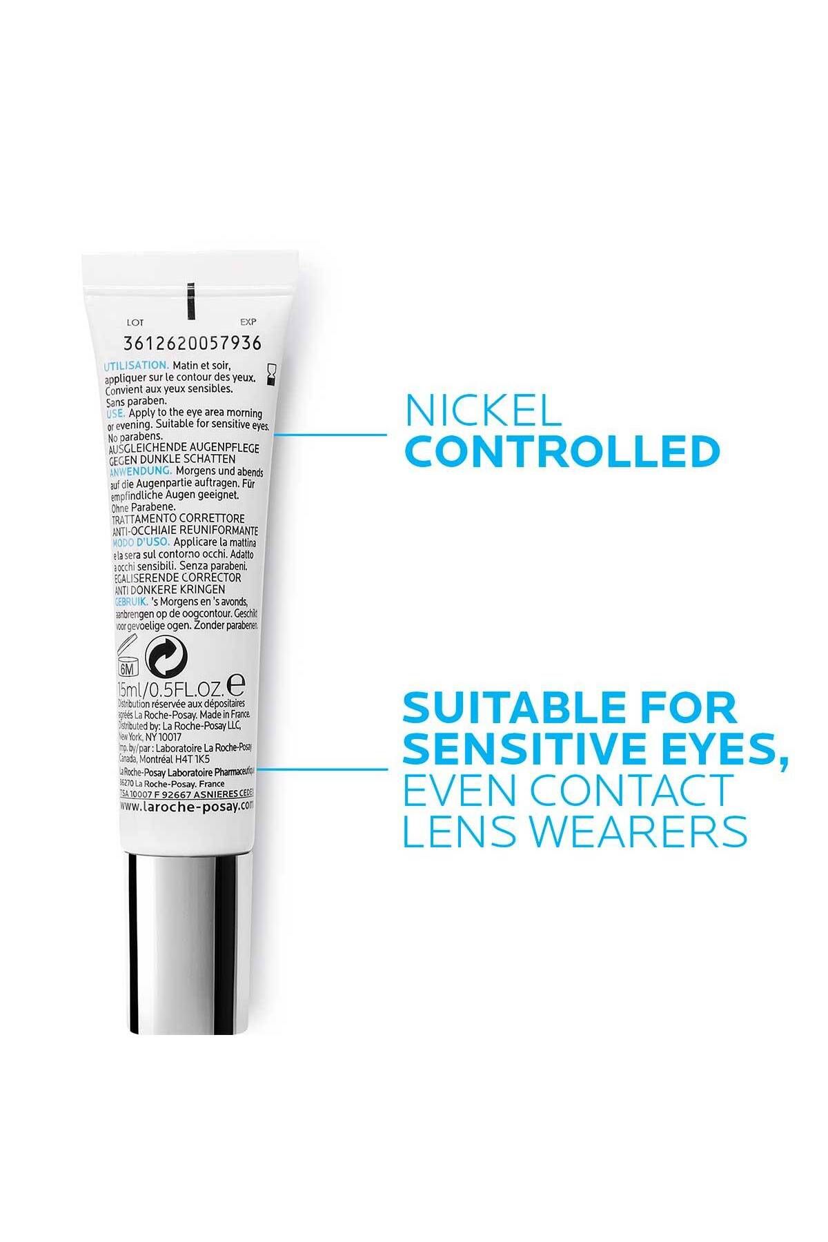 La Roche Posay-لا روش-بوساي بيجمينتكلار كونسيلر مضاد للهالات السوداء للعيون الحساسة - 15 مل 4