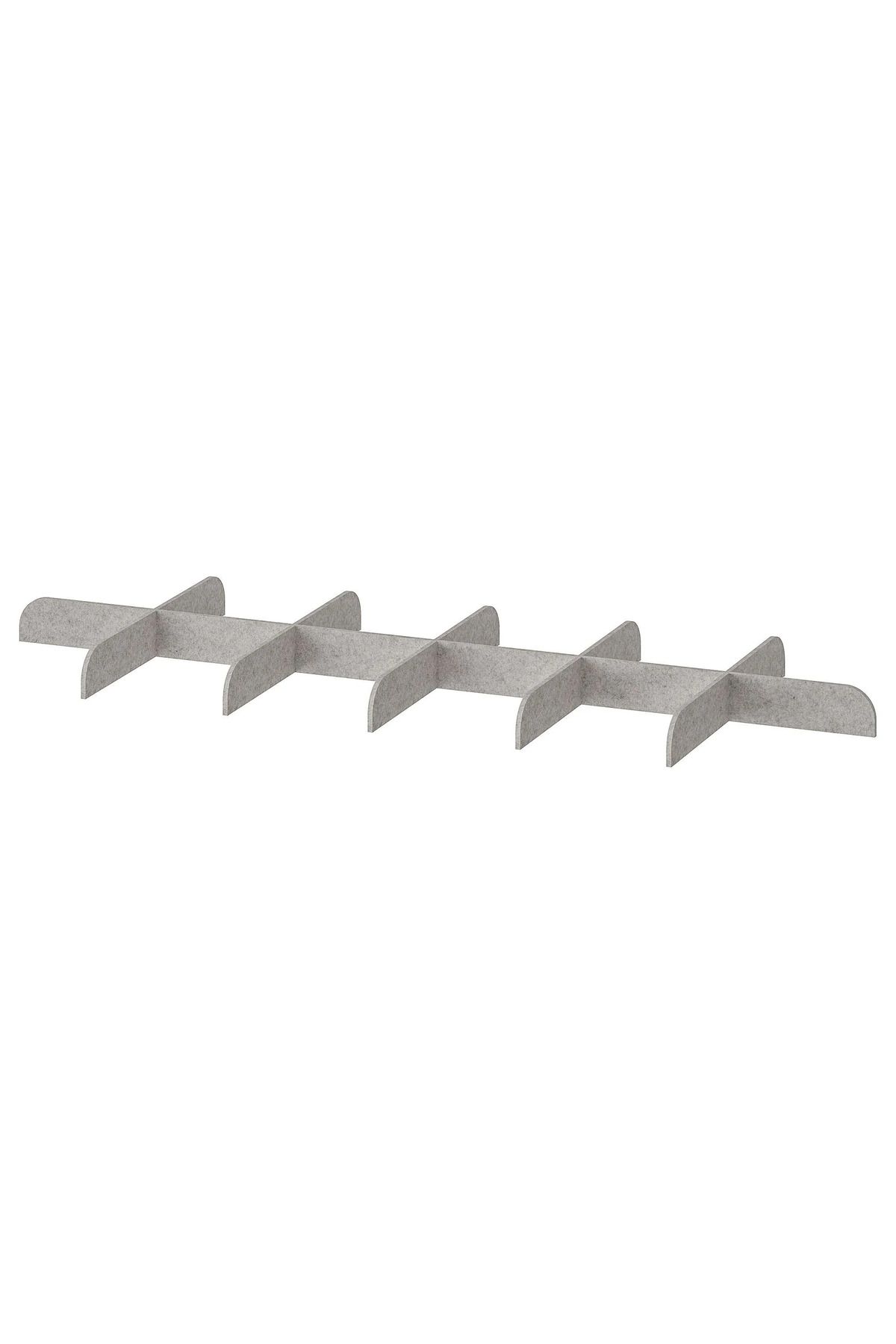 IKEA-KOMPLEMENT light gray 100x35 cm sliding shelf organizer 1