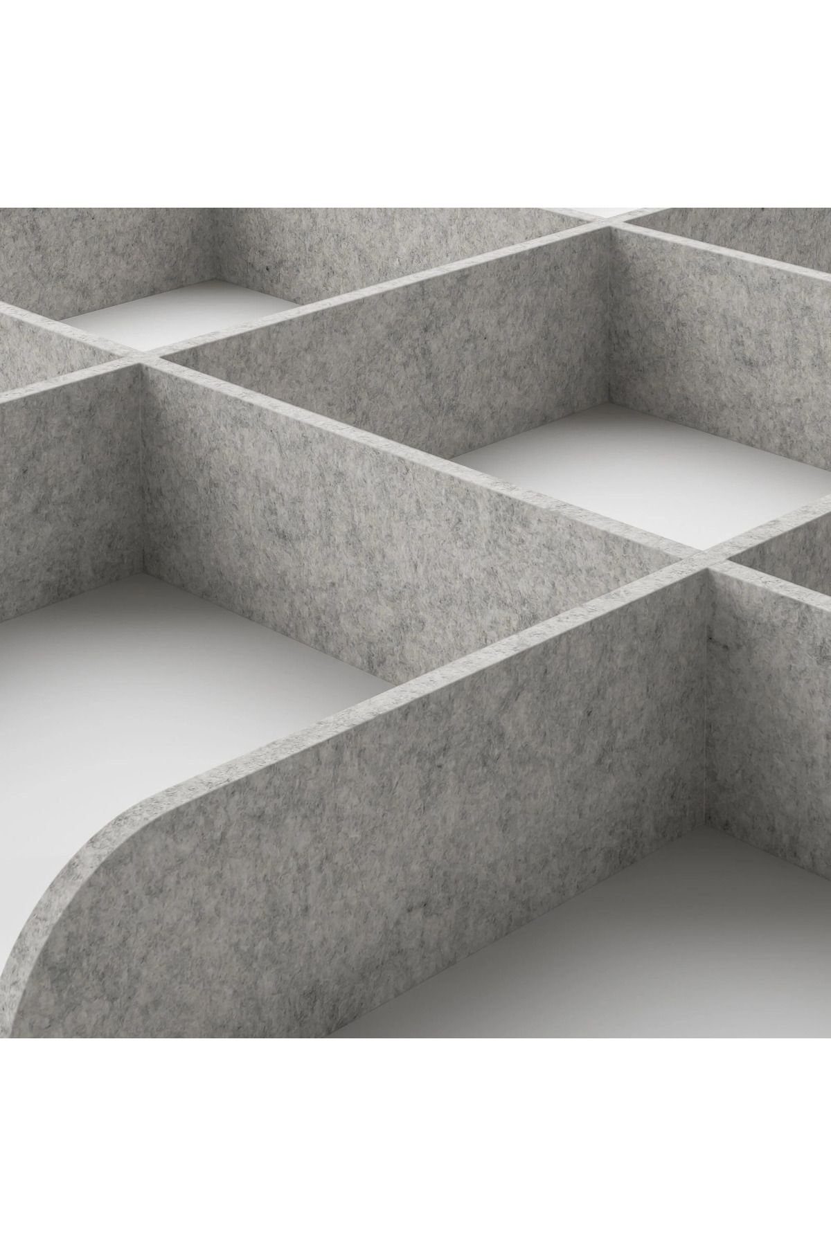 IKEA-منظم رف منزلق باللون الرمادي الفاتح مقاس 75 × 58 سم 3