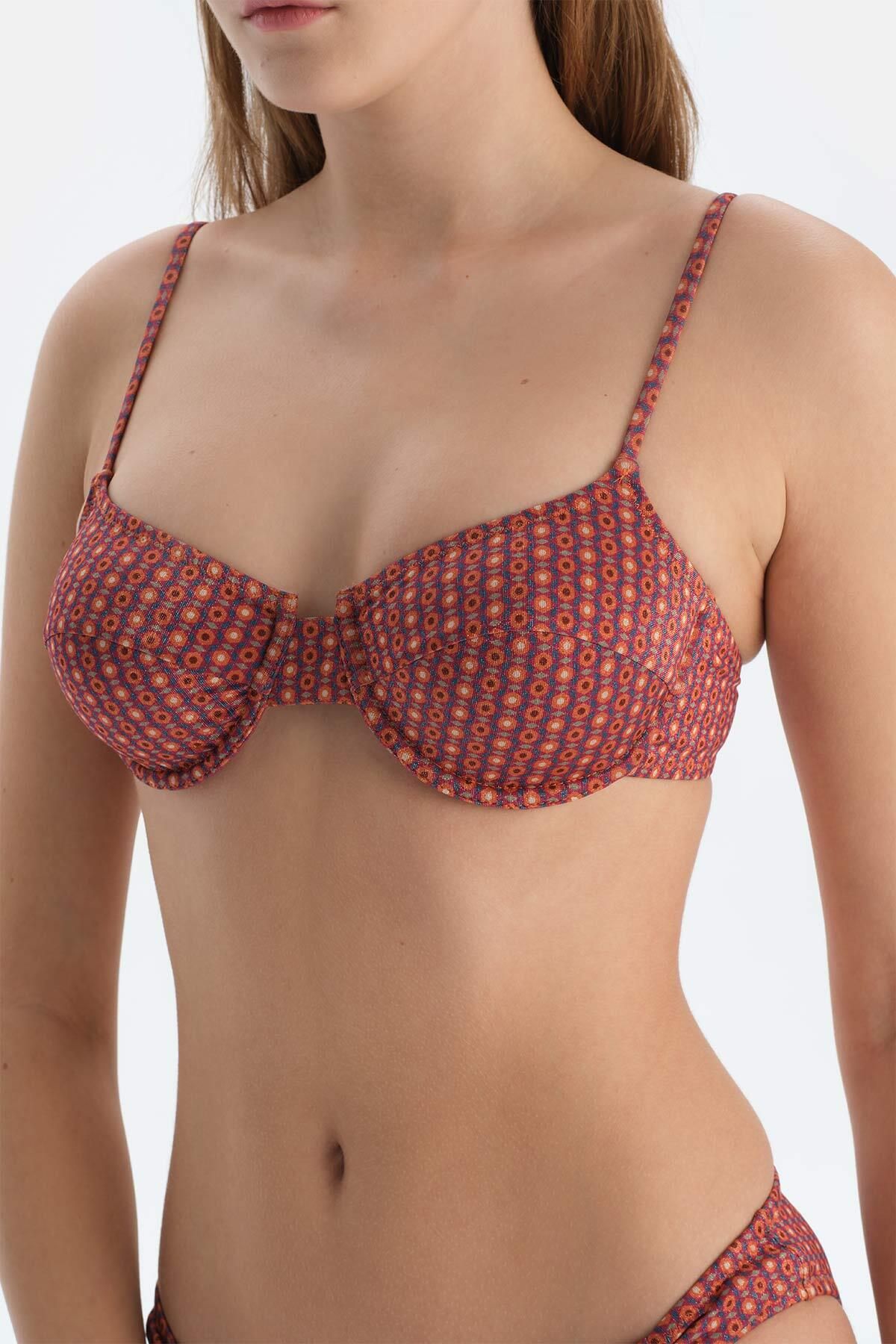 Dagi-Braunes Bikinioberteil mit Bügel 5