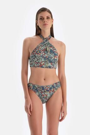 Crop halter bikini sale