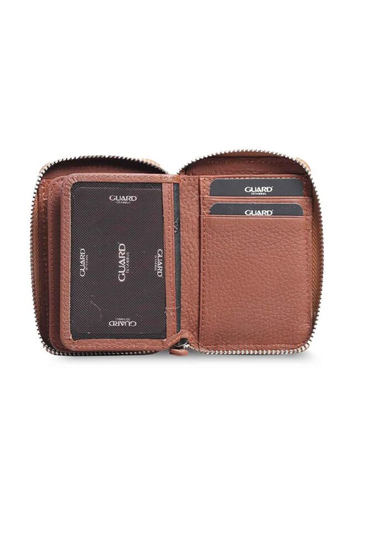 Guard Mini Fermuarlı Cüzdan / 796 - Taba
