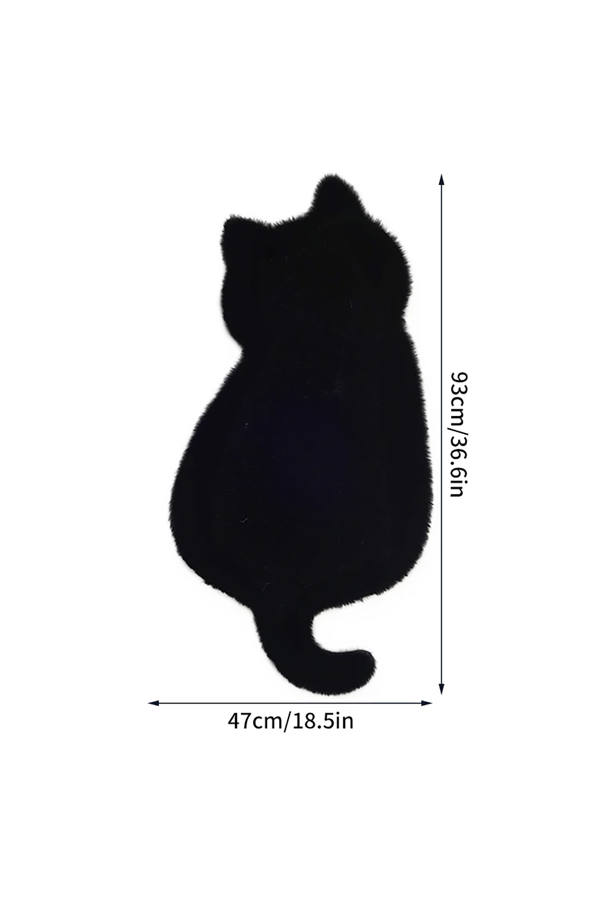ALgorand Home Sevimli kedi şekilli halı kabarık peluş süper yumuşak kız odası salon kanepe kaymaz halı fotoğrafı 4 (önizleme)