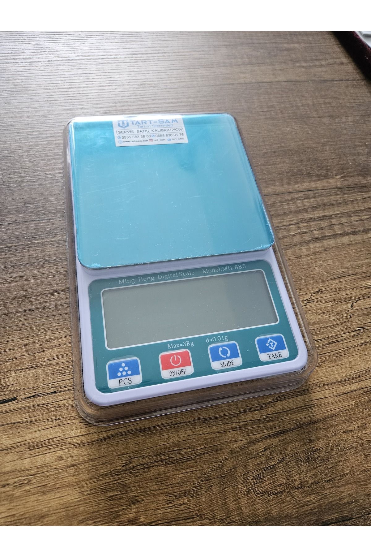 HASSAS TERAZİ  3 KG KAPASİTE 0.01 GR 10 MG HASSASİYET (KEFE HEDİYELİ)
