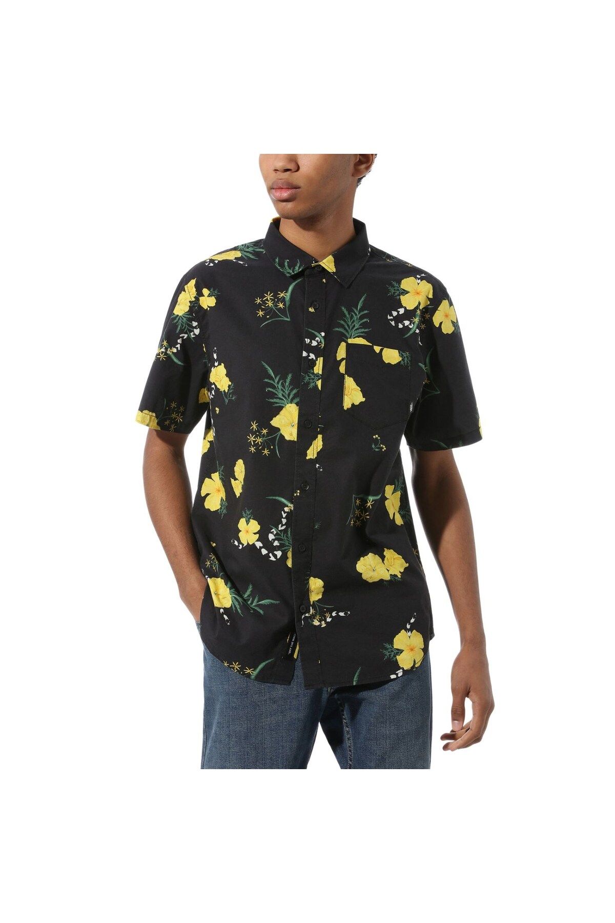 Polo floral button down discount