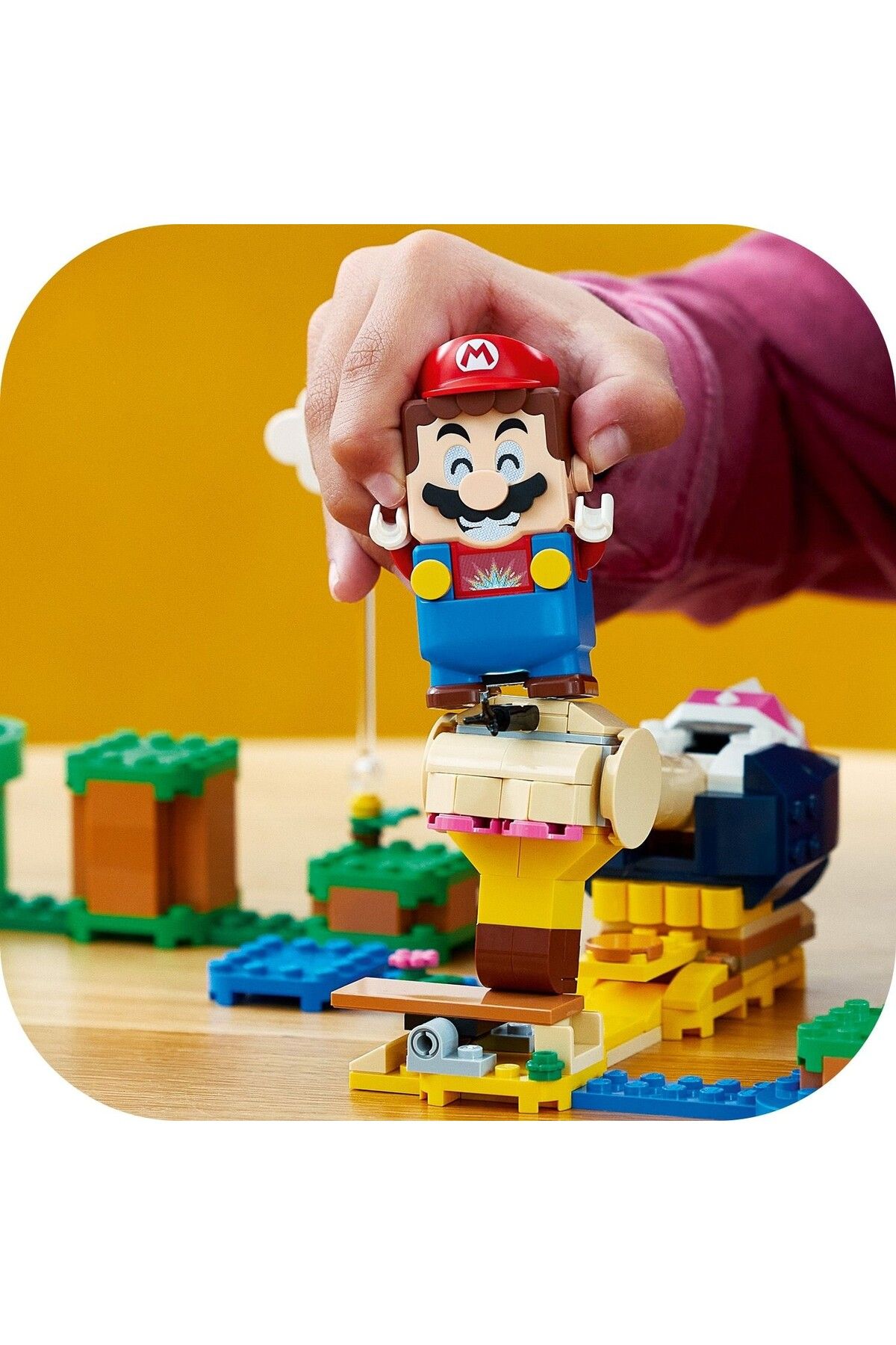 sommeow-® Super Mario# Conkdor'Un Head Knob Additional Adventure Set 71414 - For Children Ages 6 and Up 8