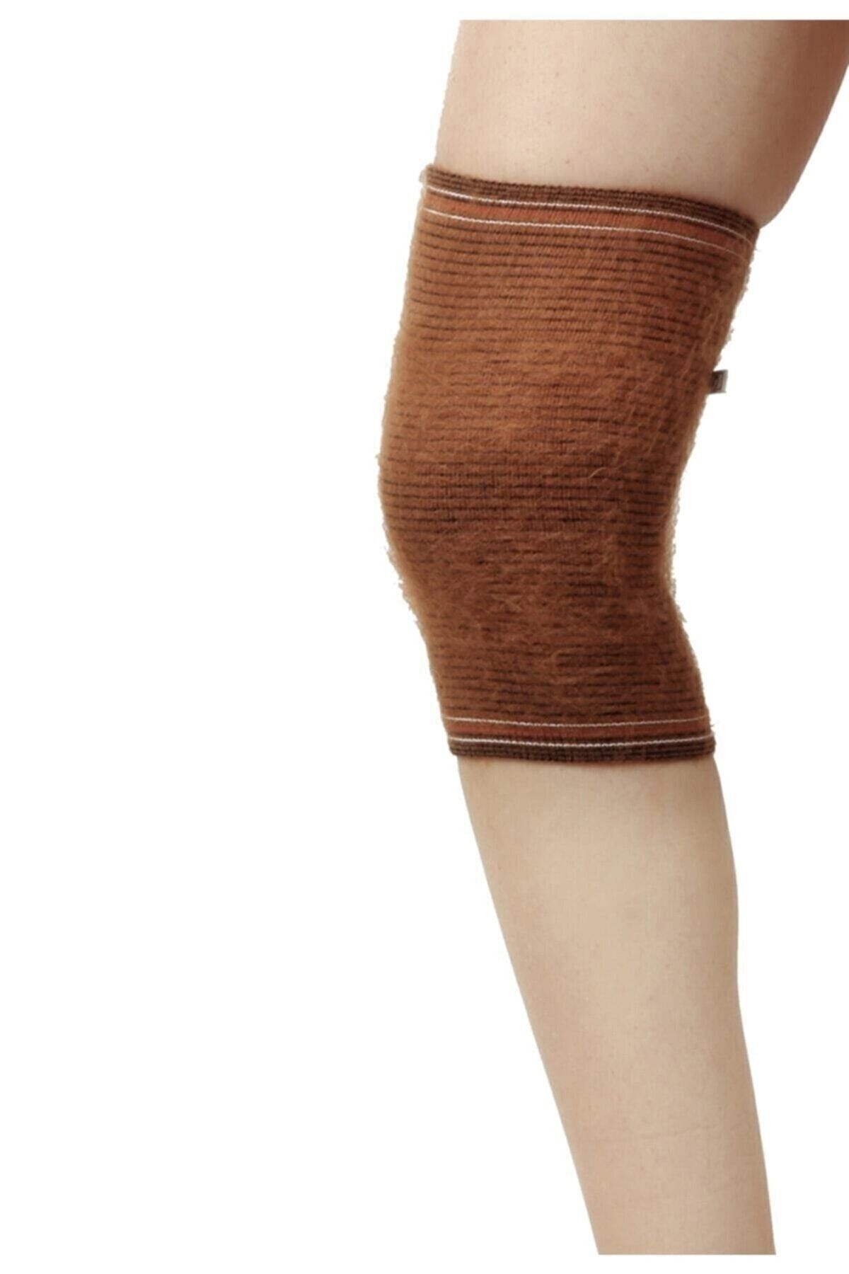 Fit Form Deve Tüyü Yün Dizlik - Bay Kullanabilir - Giyilen Model - 1 Çift (2 Adet)