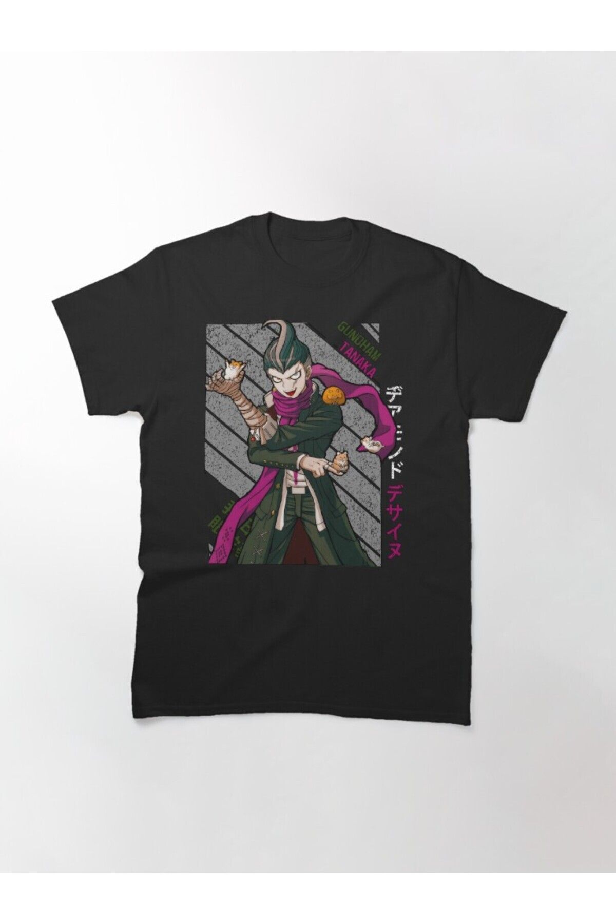 ZOKAWEAR-Loose Fit Gundham Tanaka - Super Danganronpa 2 Design Printed T-shirt 2