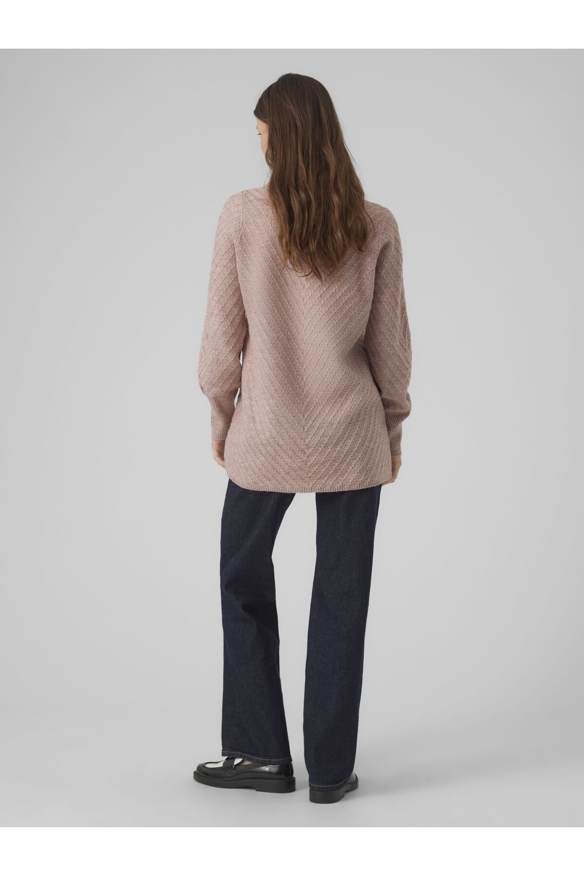 Vero Moda-Strickpullover VMANJASTINNA LONG COWL PULLOVER GA EXC 3