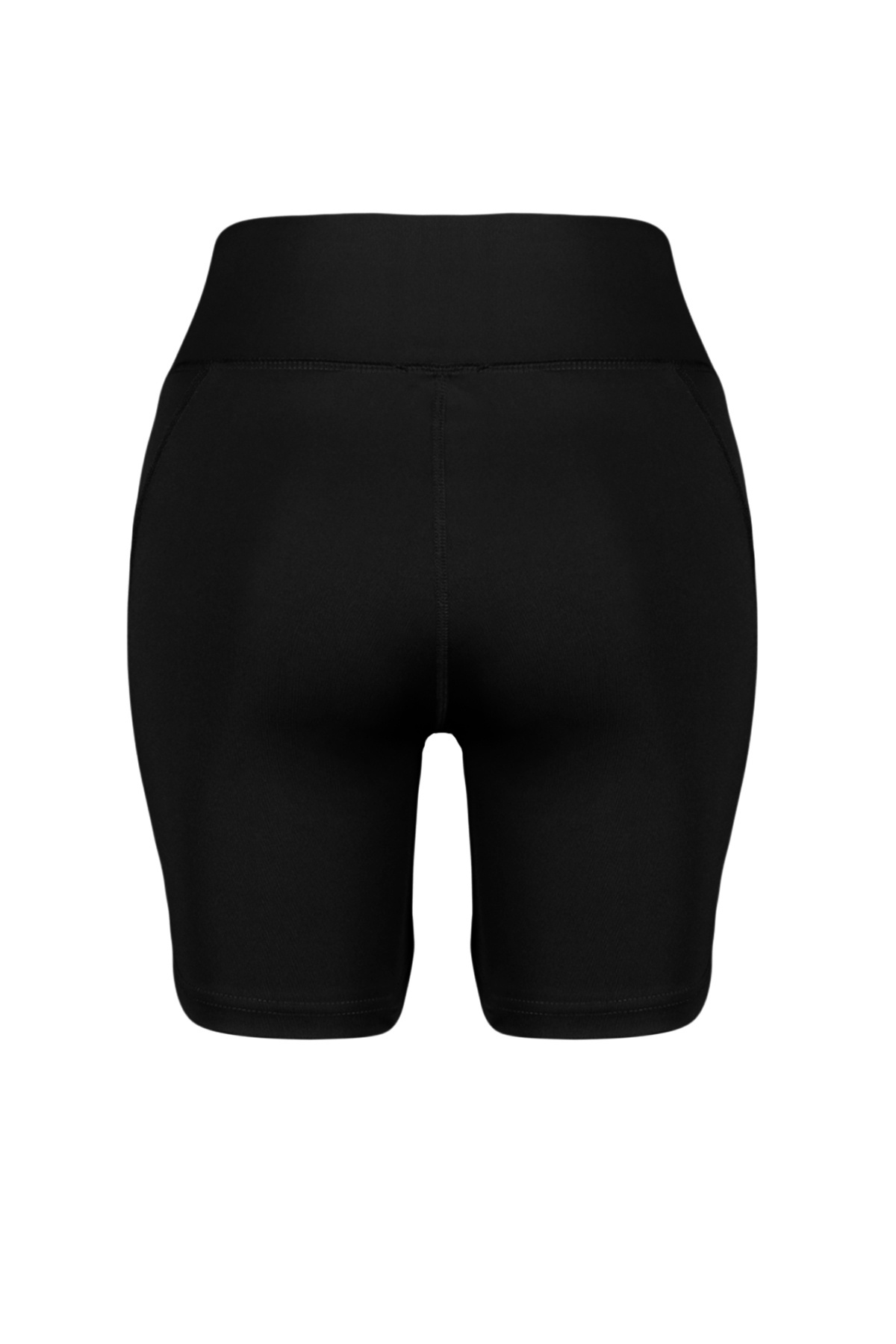 Trendyol Collection-Μαύρο πλεκτό αθλητικό σορτς με λεπτομέρεια διπλής τσέπης/κοντό κολάν THMSS24TY00030 7