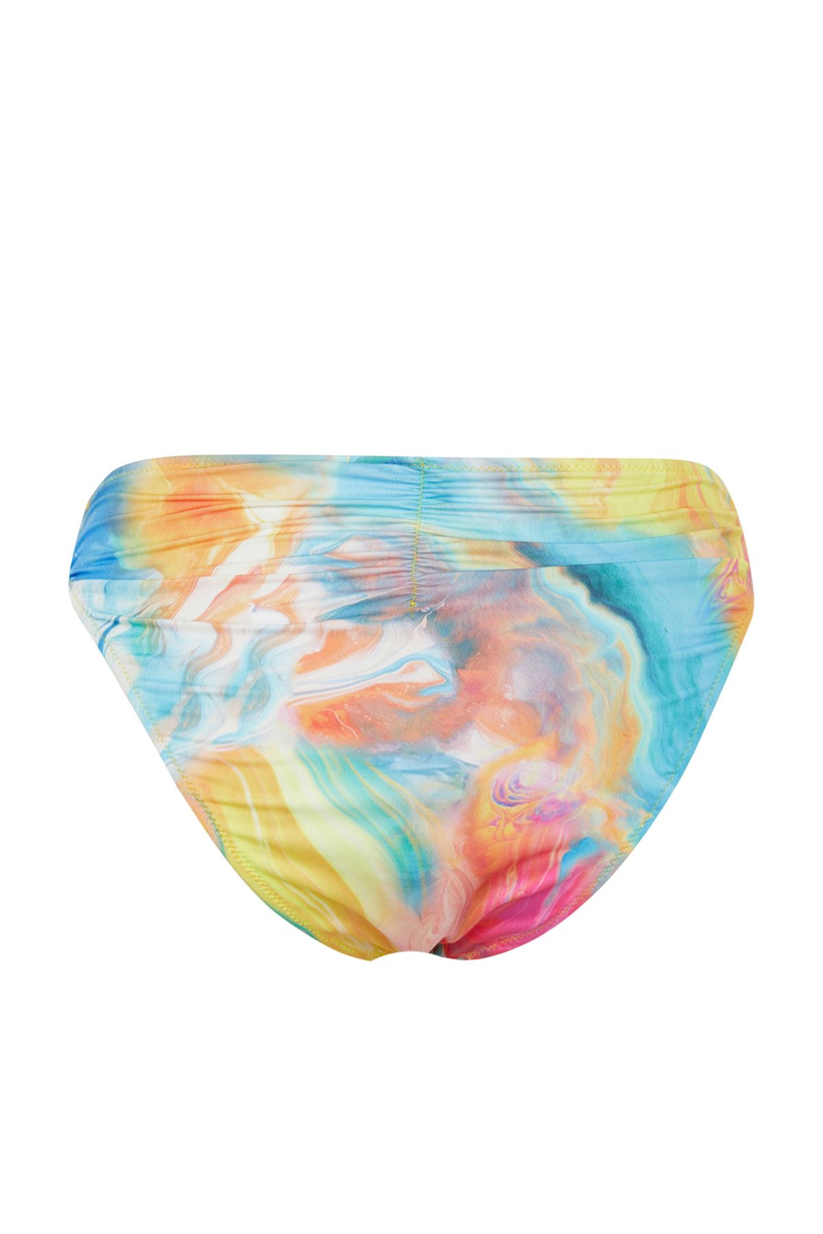 Trendyol Collection-Abstract Patterned V-Cut Regular Bikini Bottom TBESS23BA00116 9