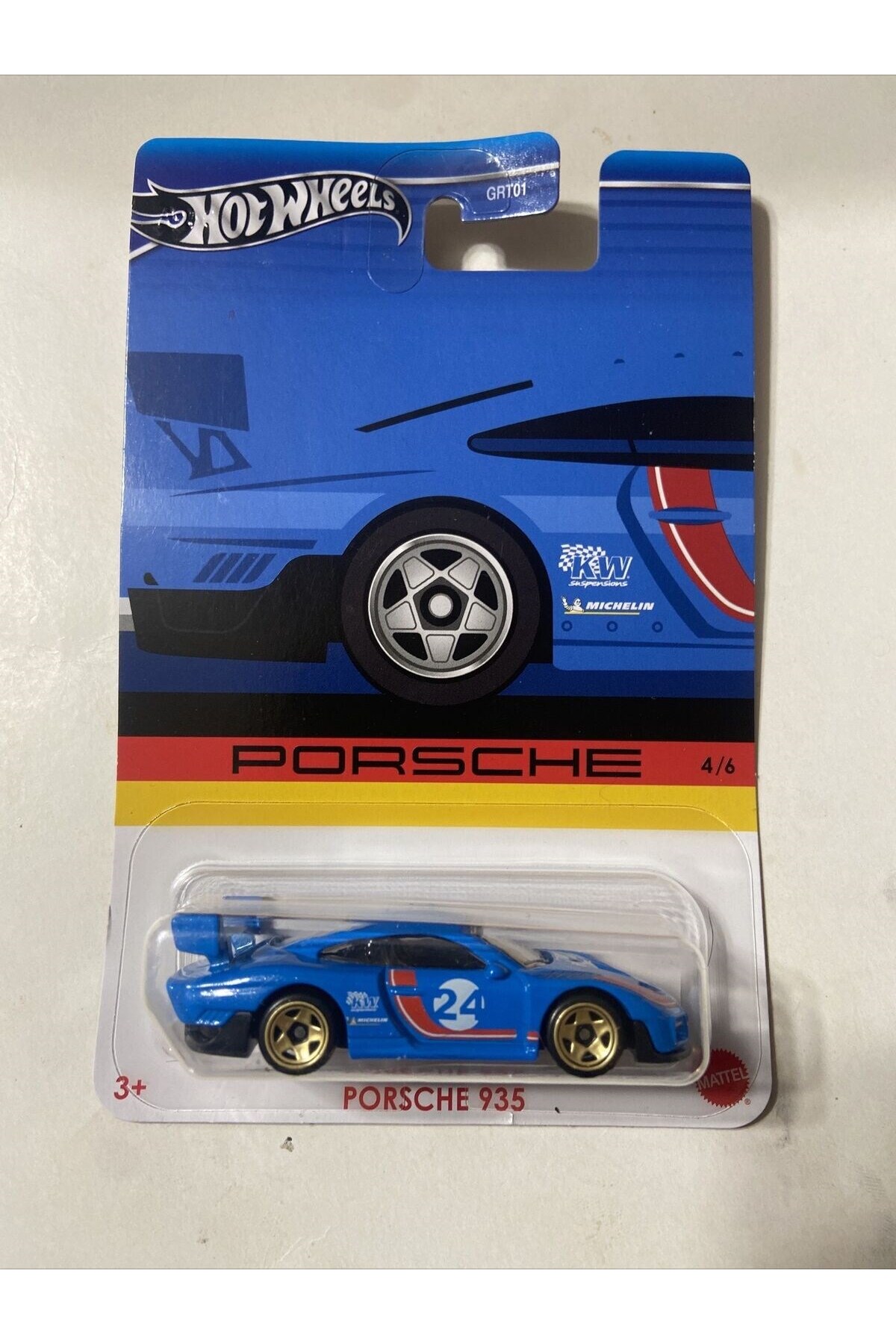 HOT WHEELS 2024 Hot Wheels Porsche Series Porsche 935 Blue-HRW59