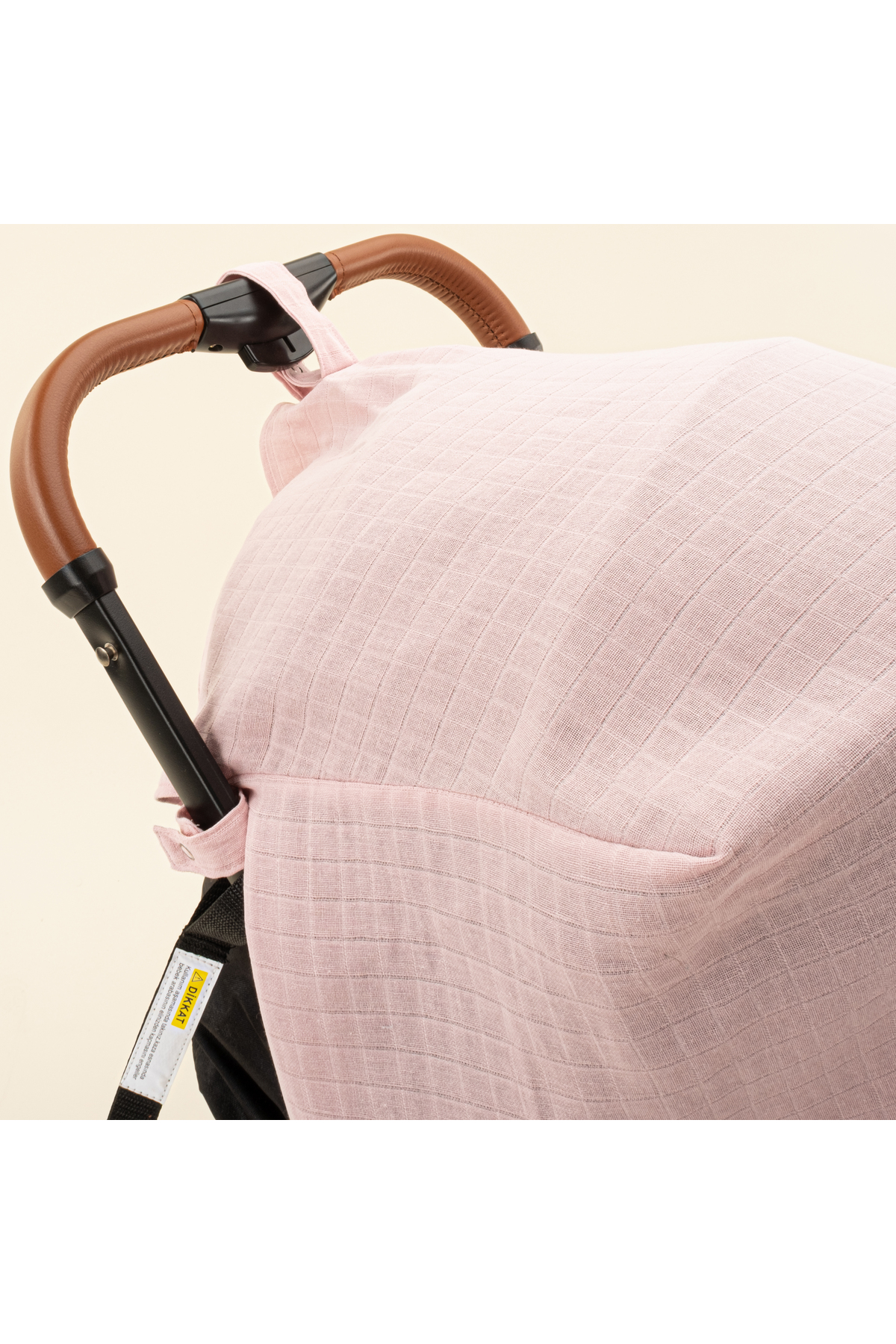 Yunikobaby Bebek Arabası Örtüsü - Pudra Muslin fotoğrafı 2 (önizleme)
