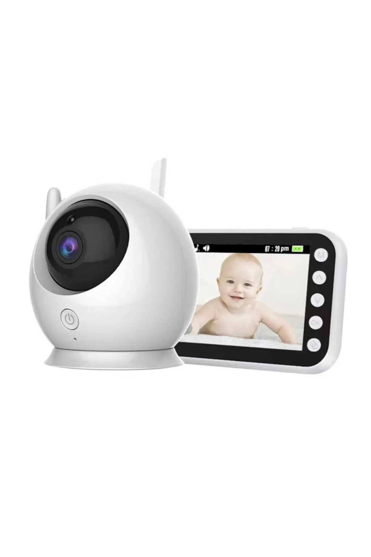 JUNGLEE 4.3 inç WiFi Bebek Monitörü, 8 IR Gece Görüş Ledli Güvenlik ve Bebek izleme Kamerası 2 Yönlü Ses fotoğrafı 7 (önizleme)
