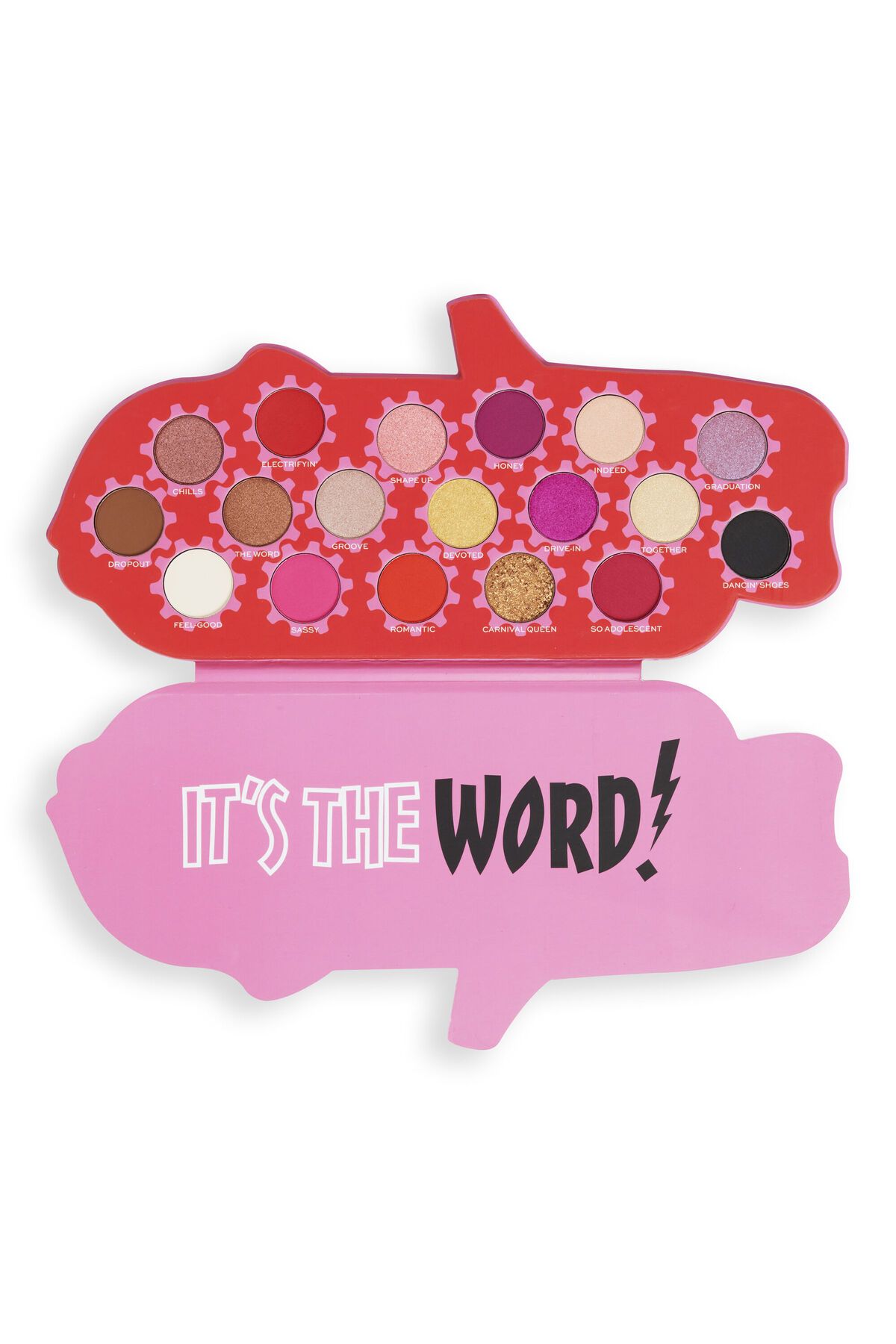 Grease x Makeup Revolution It's the Word Eyeshadow Palette - Far Palette Revolution