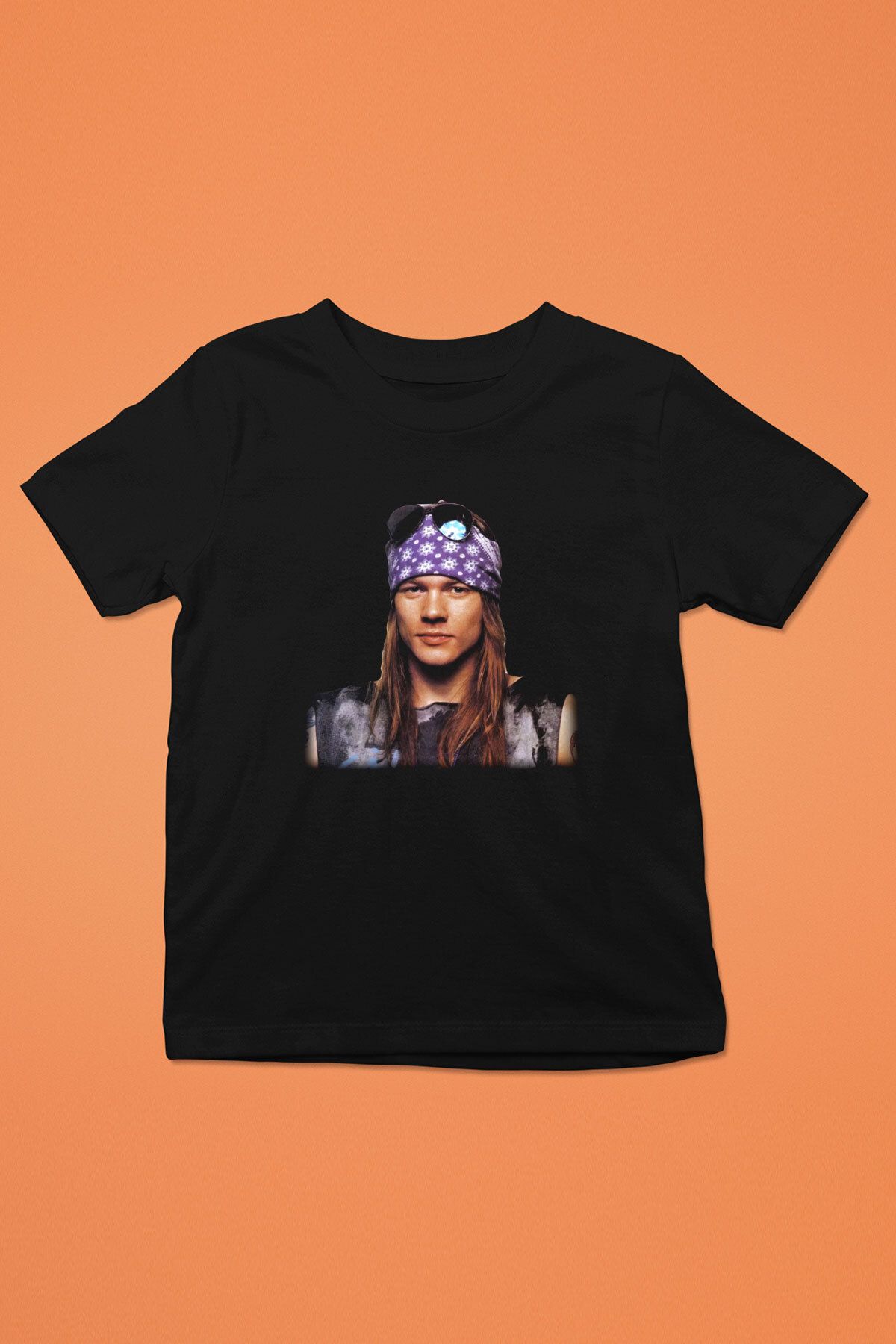 tf tişörtfabrikası Tricou Pentru Copii Axl Rose Black Unisex Unisex - 5–6 years