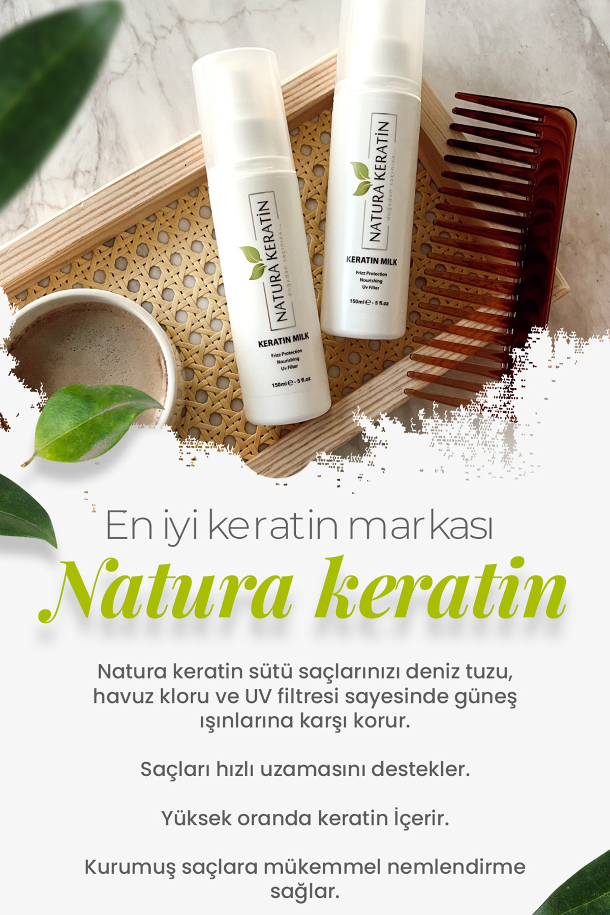 Keratin Sütü - Saç Bakım Sütü — nat.keratin-sutu — تصویر 6 از 9