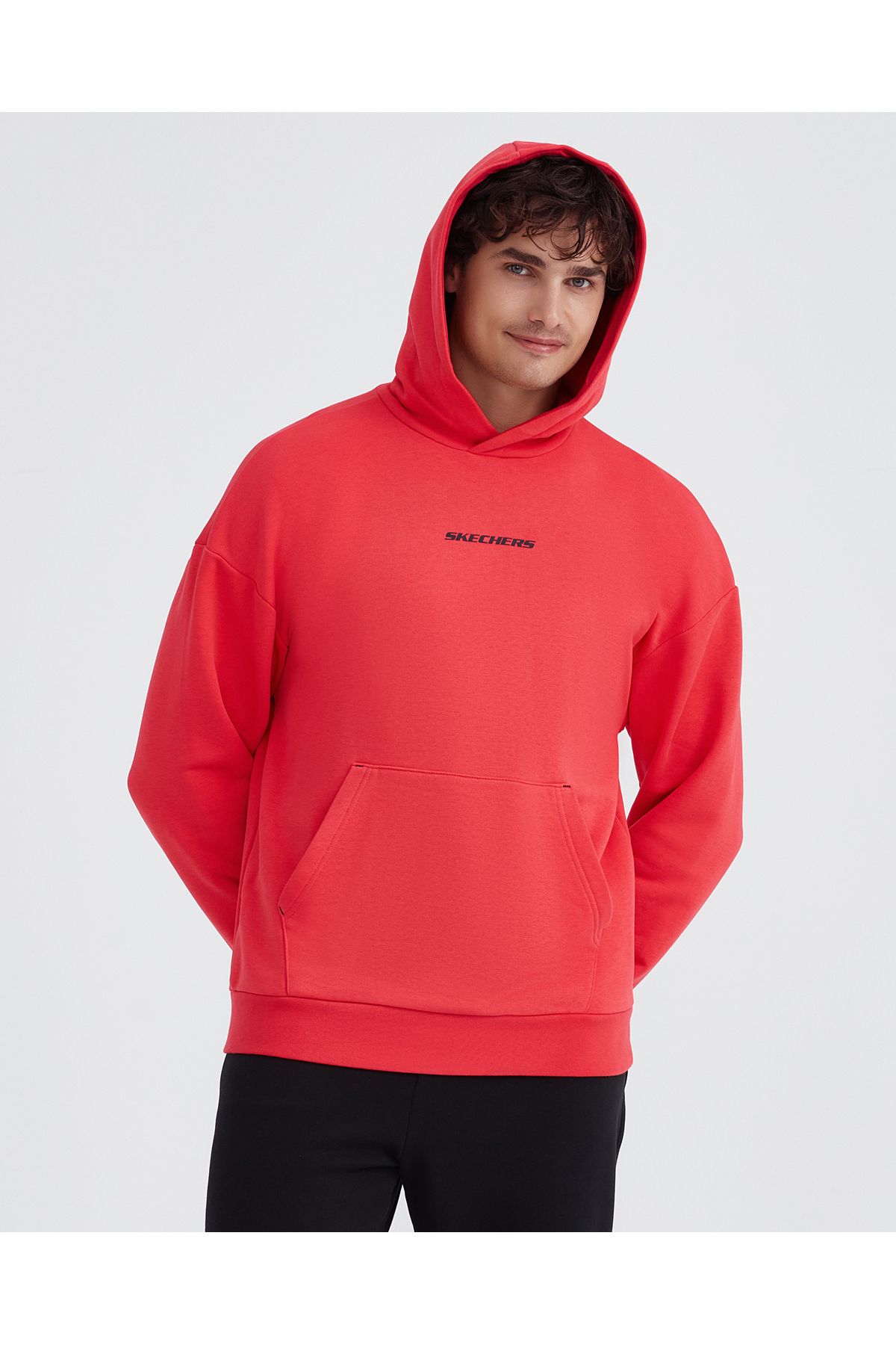 Skechers sweatshirts mens red best sale