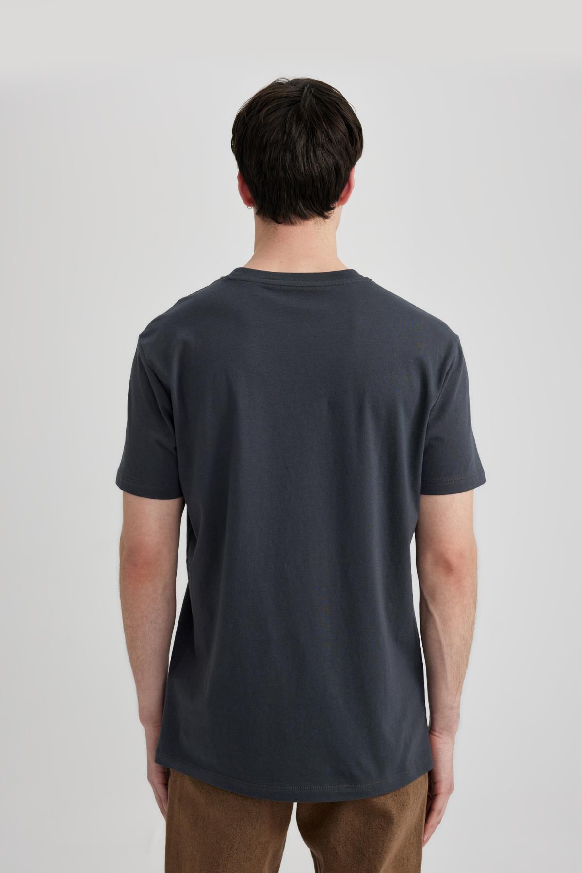 تی شرت مردانه دفاکتو | C2131AX24SM Defacto - Image 5