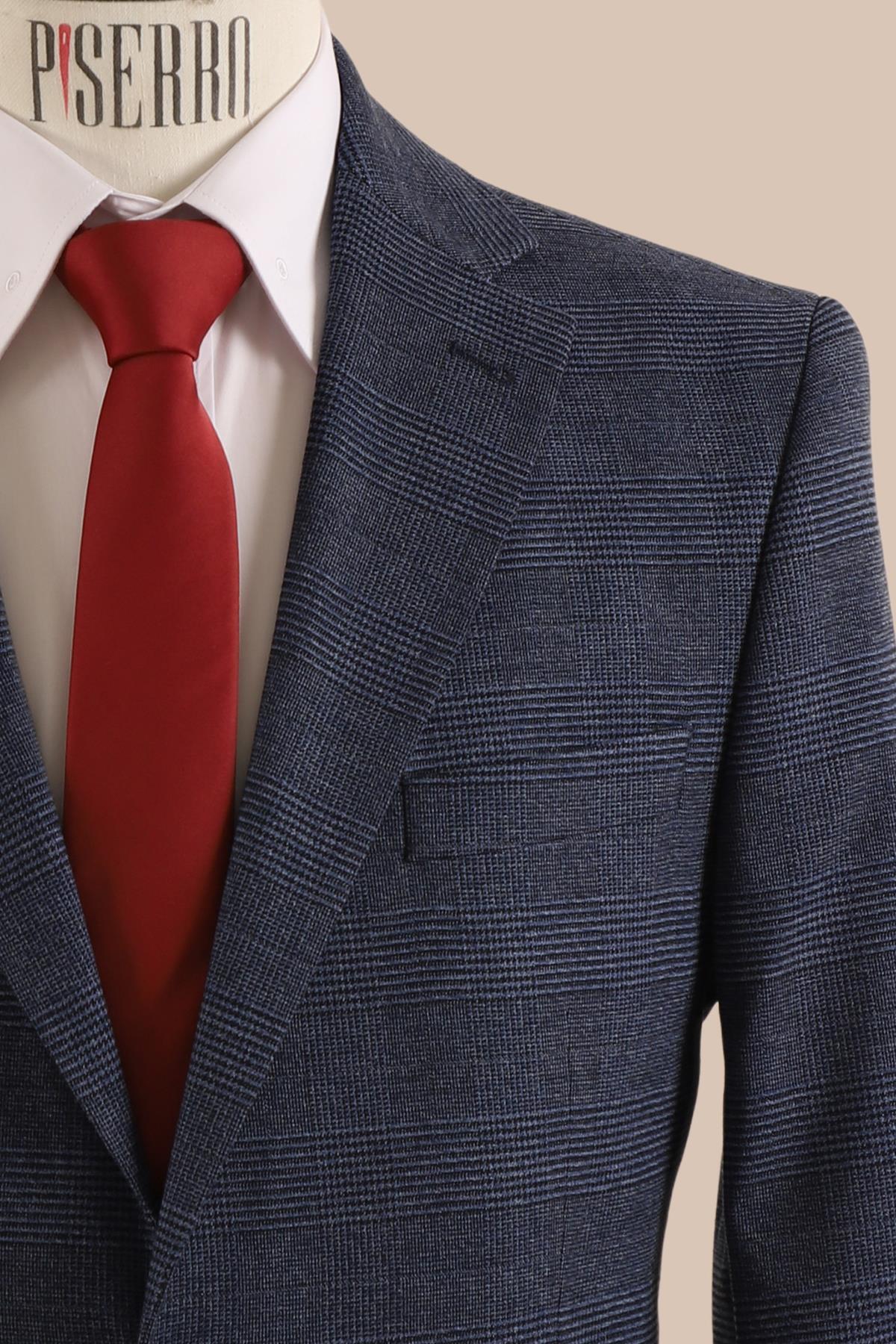 ژاکت مردانه آبی BRUEGEL | C0006864 اورجینال - تصویر 3