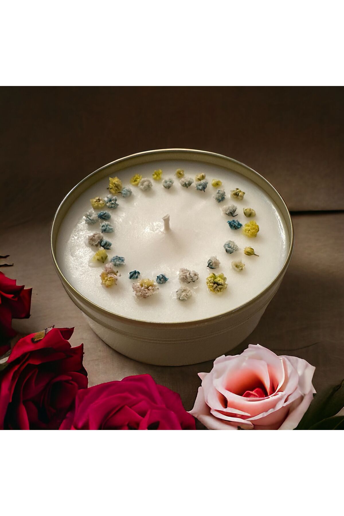 شمع و چراغ سفید های وگان بهار موم سویا 180 سی MY BEAD