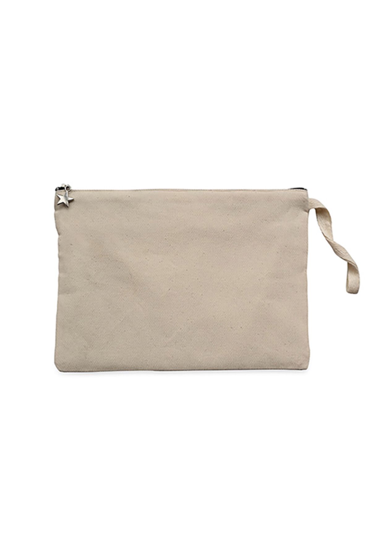 Z zepplin-Woman in Martini Glas Cream Clutch Lined Wallet / Handbag 2