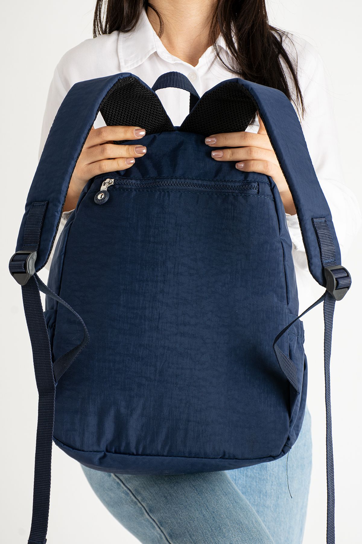 RKY SERENITY-Mega Water Resistant Clinker Fabric Large Size School Backpack Suitable for Daily Laptop and Sports Use 3