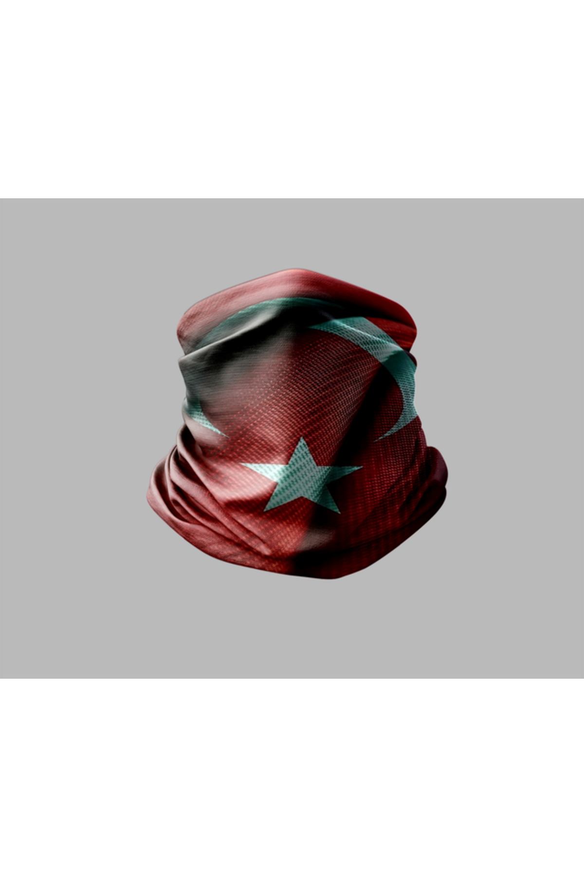 Buffalo Türk Bayrağı Tasarımlı Motorcu Buff Maske Outdoor Boyunluk Unisex Bandana