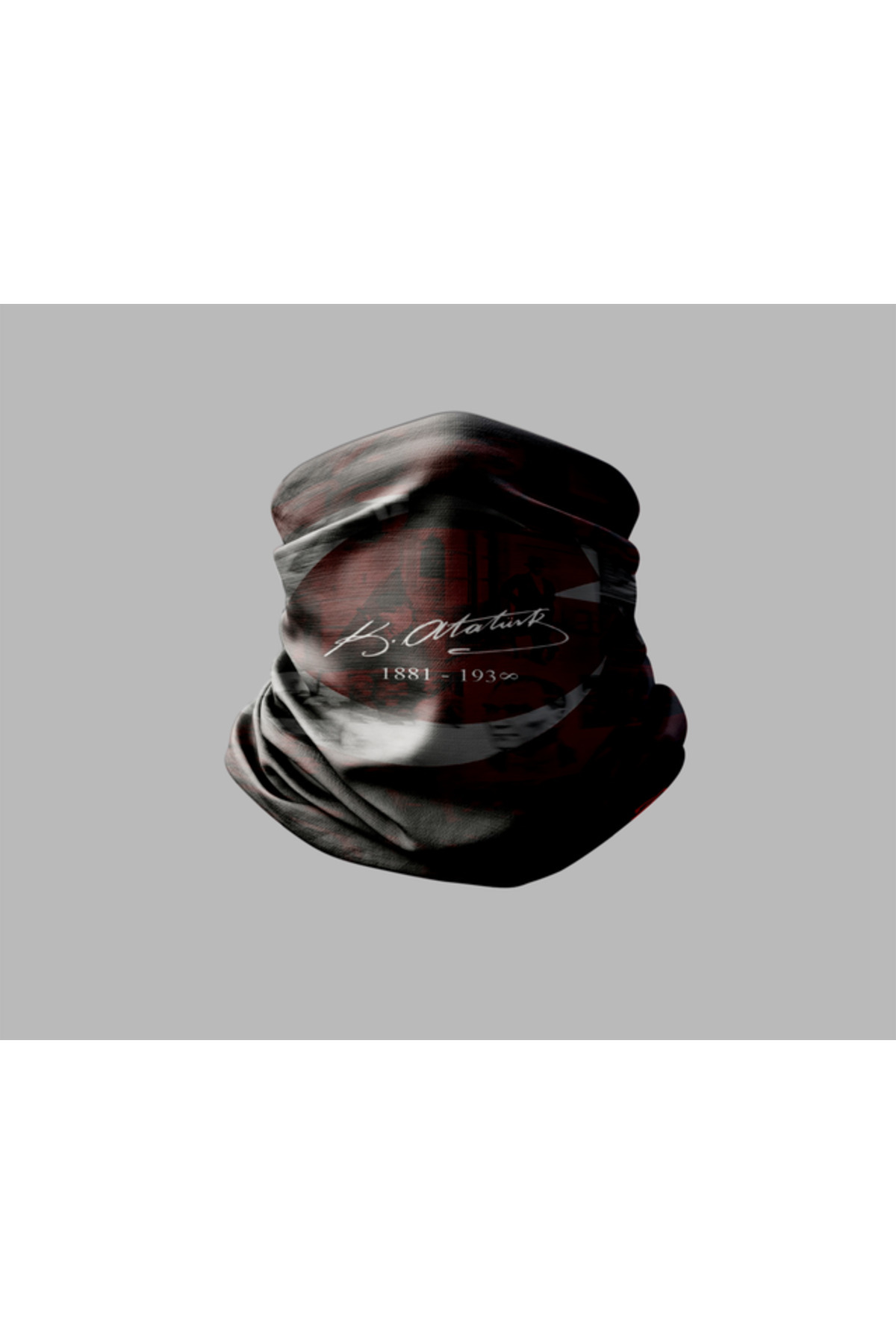 Buffalo Türk Bayrağı Tasarımlı Motorcu Buff Maske Outdoor Boyunluk Unisex Bandana