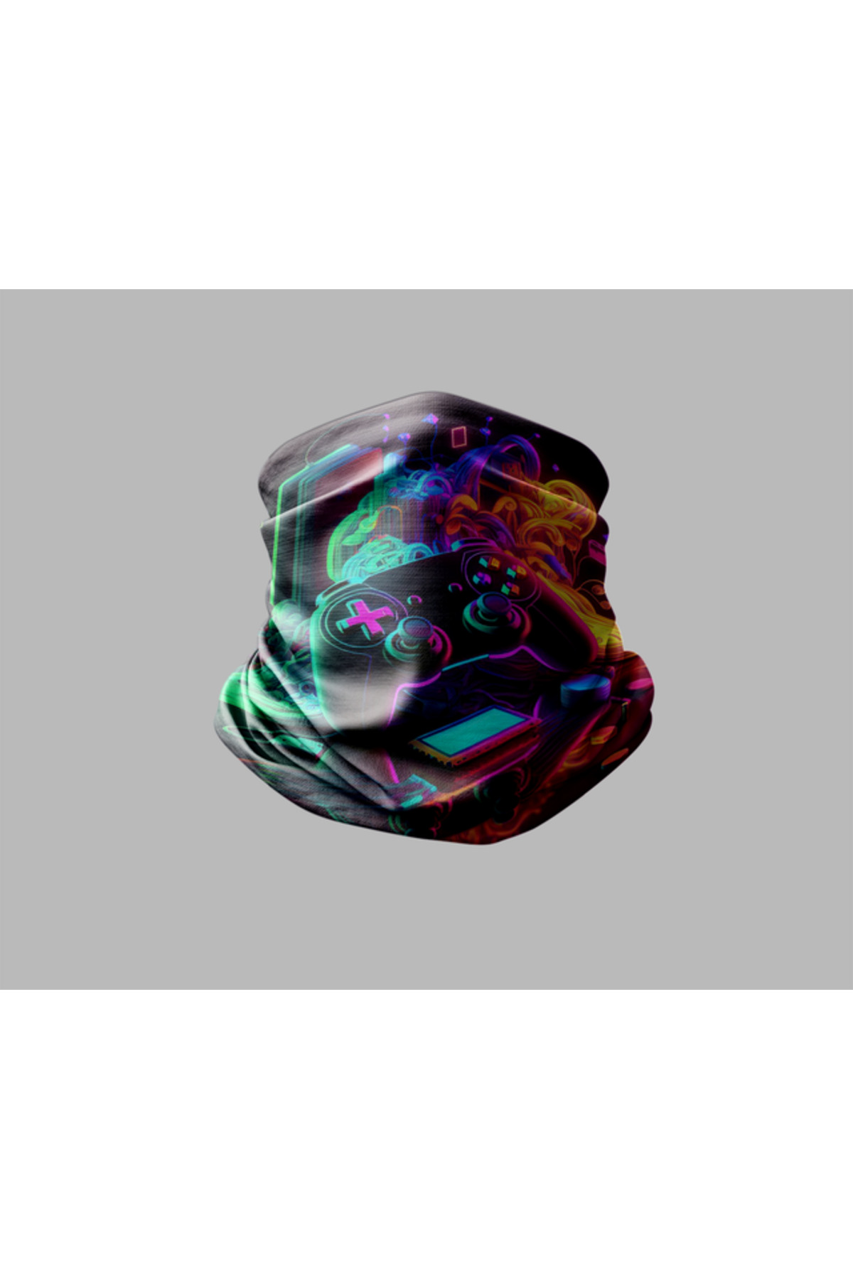 Buffalo Gamer Tasarımlı Motorcu Buff Maske Outdoor Boyunluk Unisex Bandana