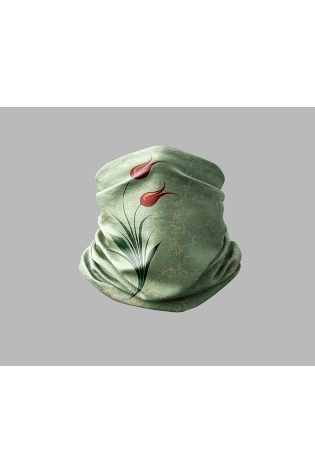 Buffalo Ebru Sanatı Tasarımlı Motorcu Buff Maske Outdoor Boyunluk Unisex Bandana