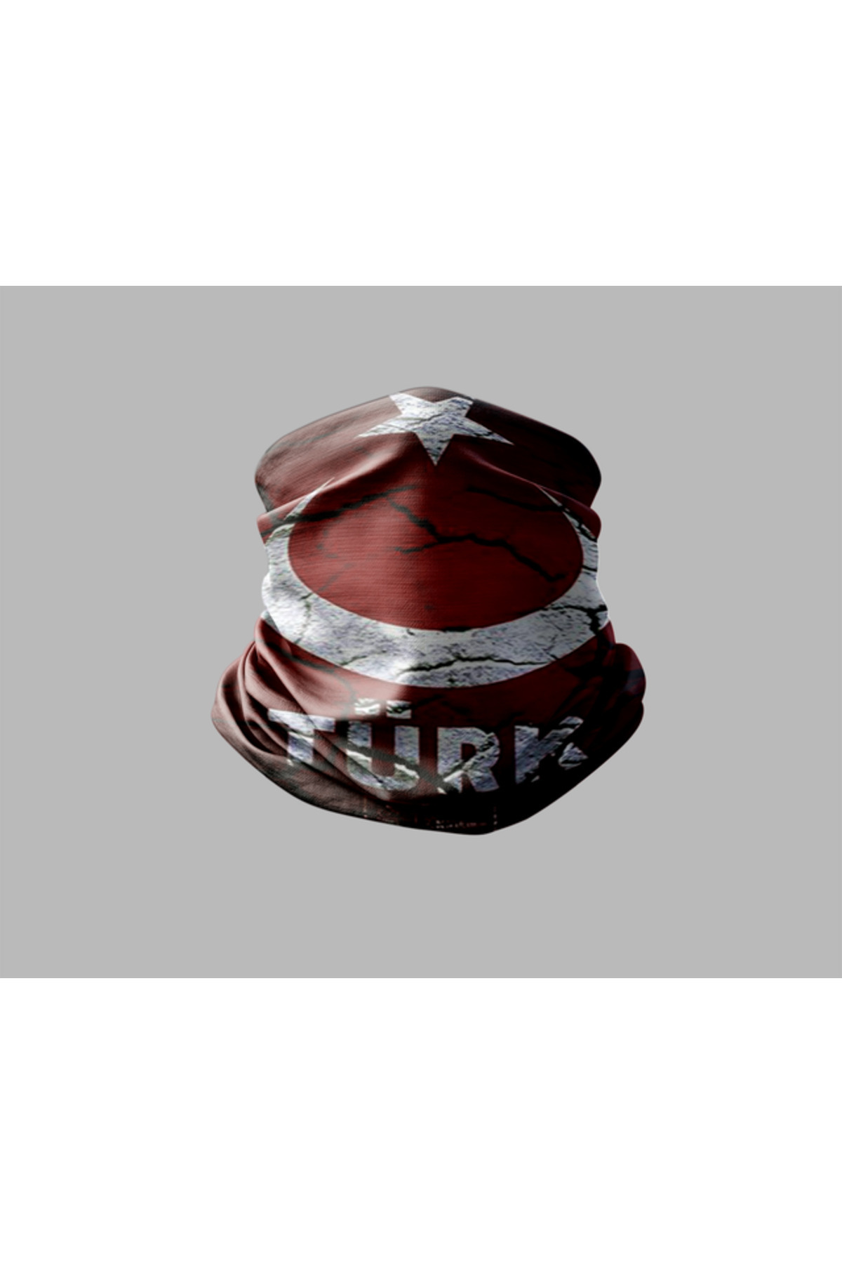 Buffalo Türk Bayrağı Tasarımlı Motorcu Buff Maske Outdoor Boyunluk Unisex Bandana