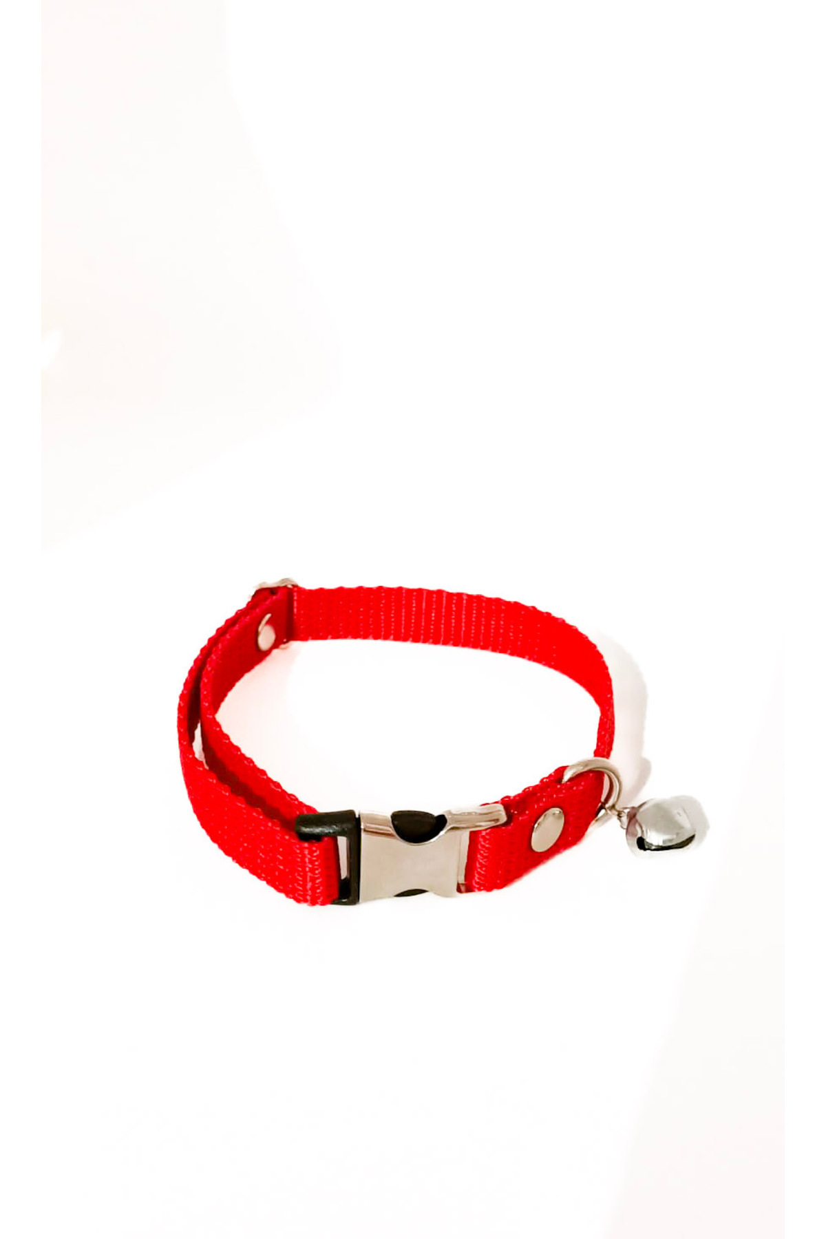 Kedi Boyun Tasması Ayarlanabilir ve Zilli-1cm en ölçüsü-Siyah-Sarı-Kırmızı-Mavi-Pembe-Turkuaz