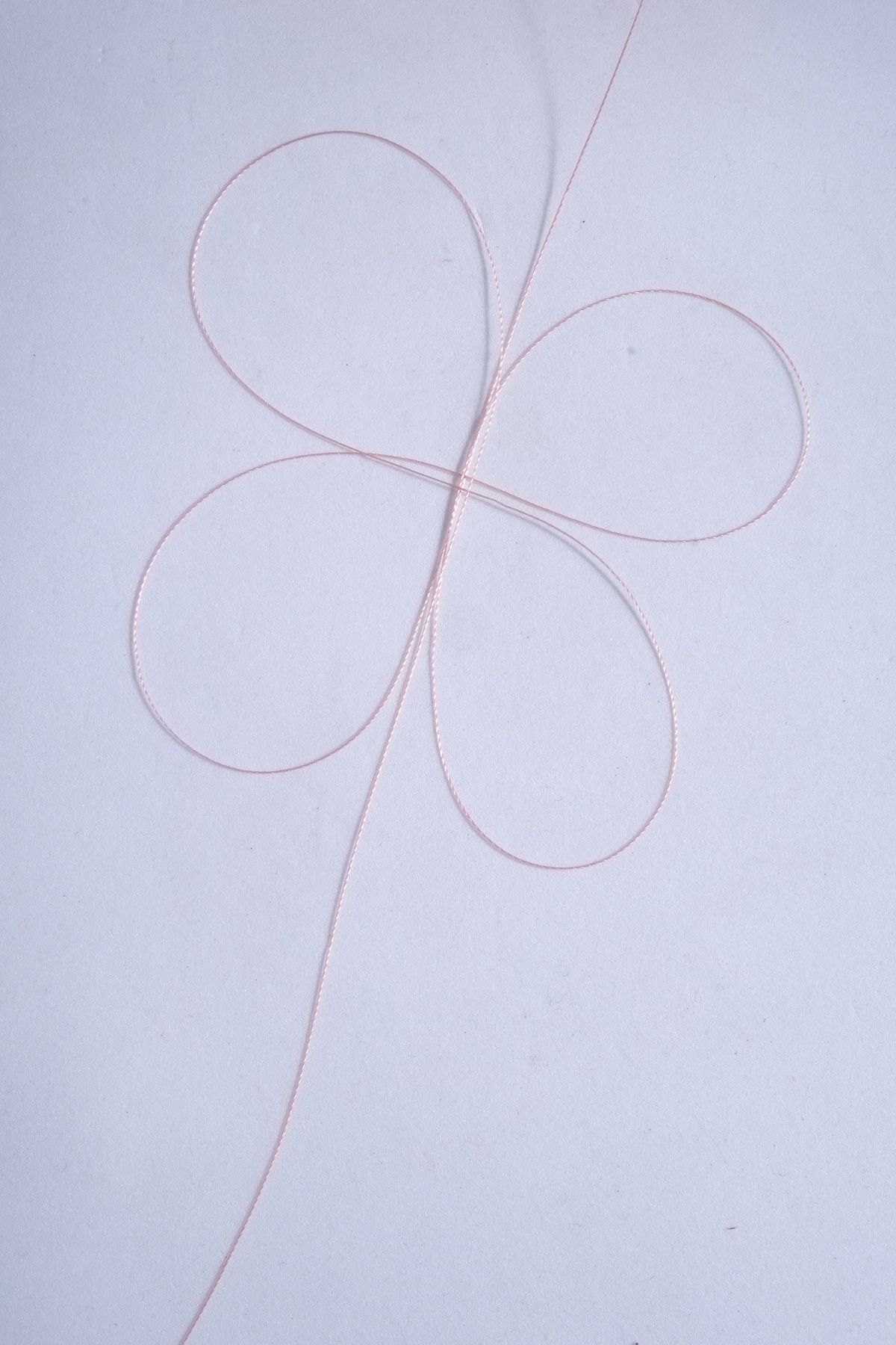 0.2 Mm 30 Metre Tesbih İpi Somon Renk