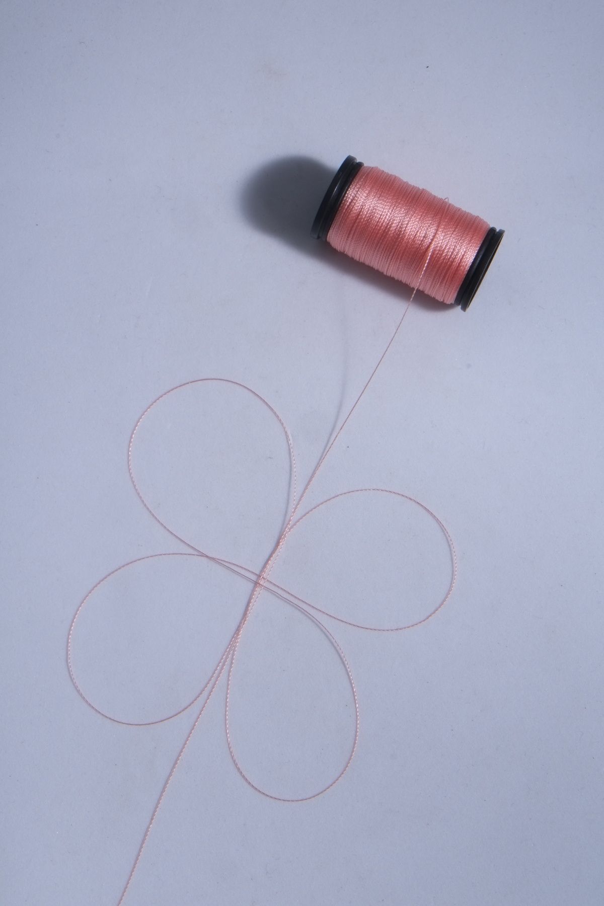 0.2 Mm 30 Metre Tesbih İpi Somon Renk