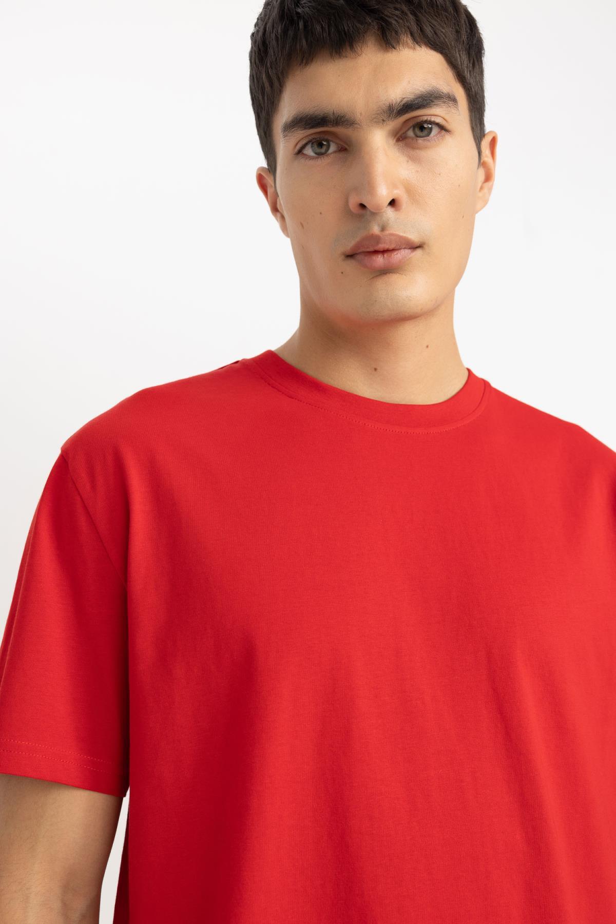 تی شرت مردانه دفاکتو | V7699AZ24SP Defacto - Image 4