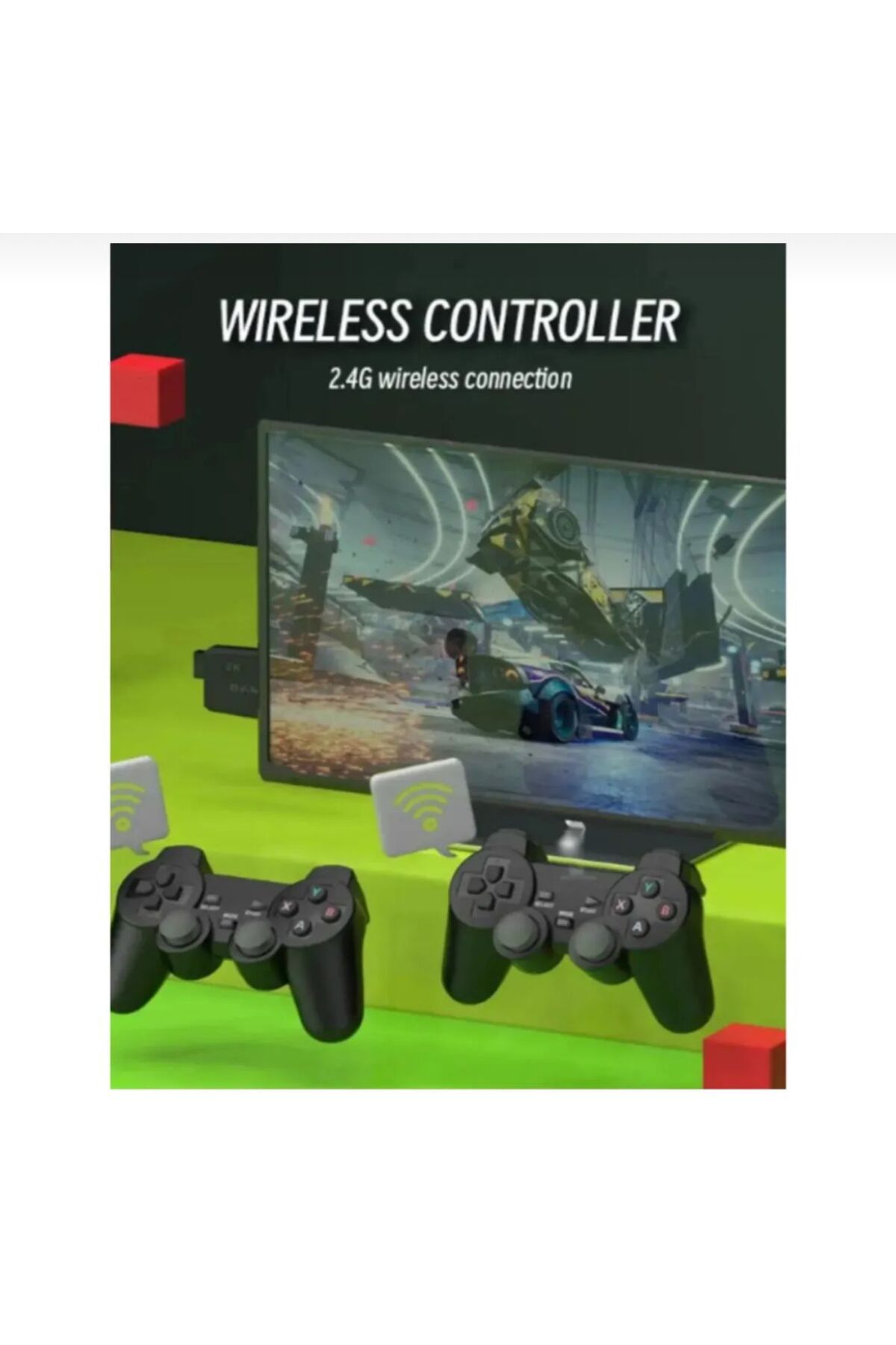 SOMIC-Game Console 2.4g Wireless Dual Handle Nostalgic Games 4k Game Stick 10,000 Games Arcade Gaming 3