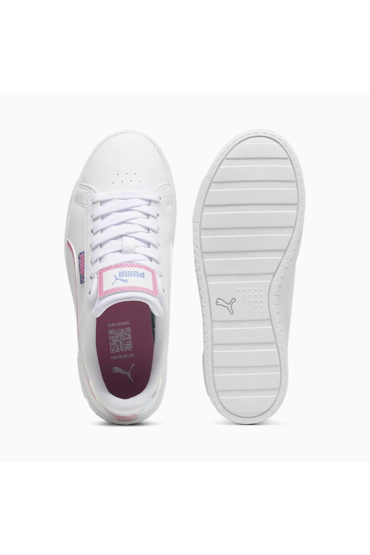کفش پیاده روی سفید زنانه 395598 01 ورزشی اورجینال Puma