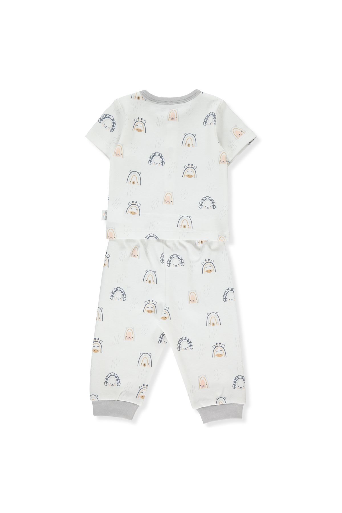 Bebetto-INTERLOCK SLEEPWEAR SET WITHOUT BOOTIES 2-PIECE (BESTIES) F 1315 2