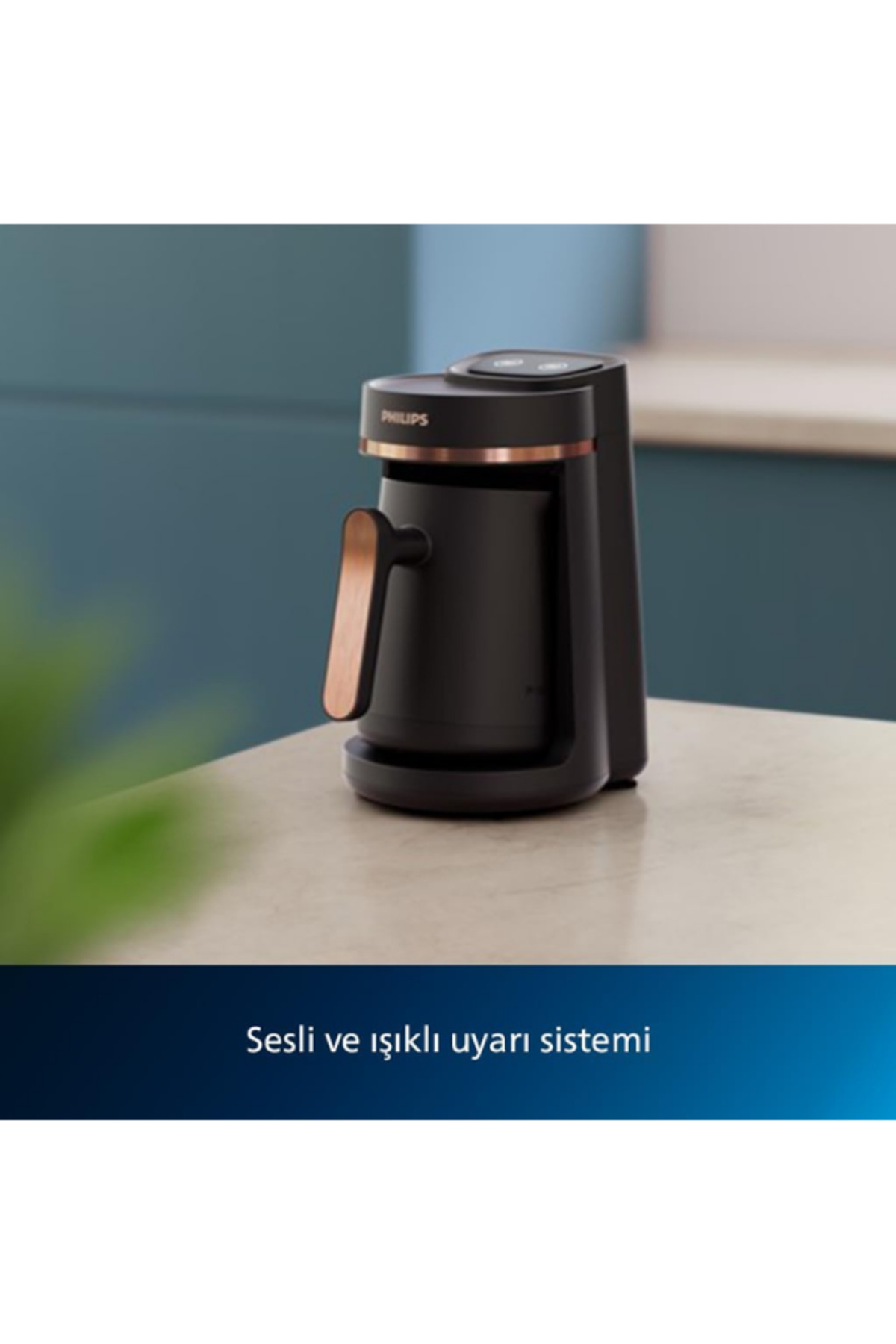 4 Fincan Türk Kahve Makinesi, Köz Fonksiyonu, Otomatik Kapanma, Sesli İkaz 4