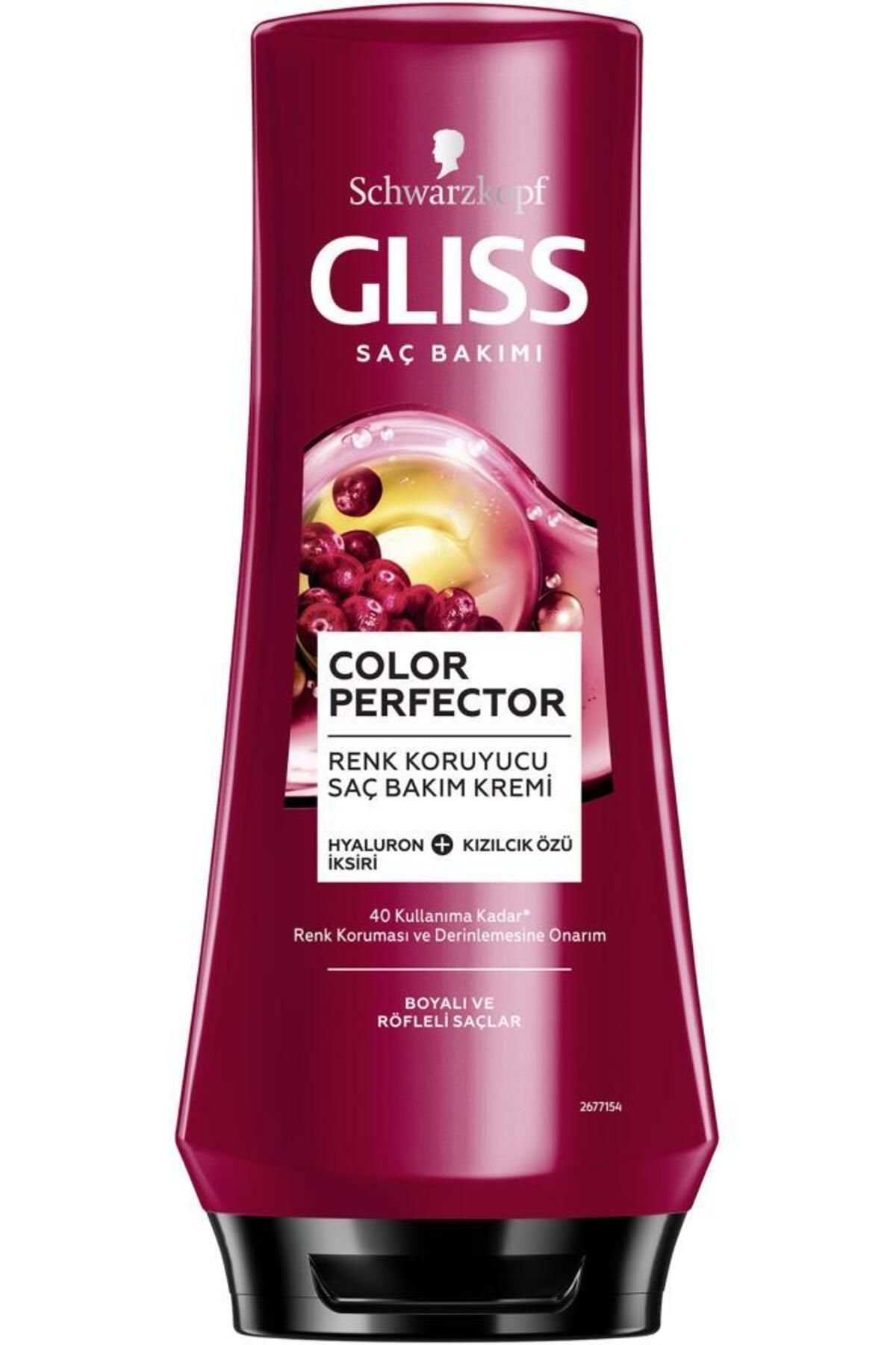Gliss محافظ رنگ مو شامپو 500 میلی لیتر و کرم مو 360 میلی لیتر
