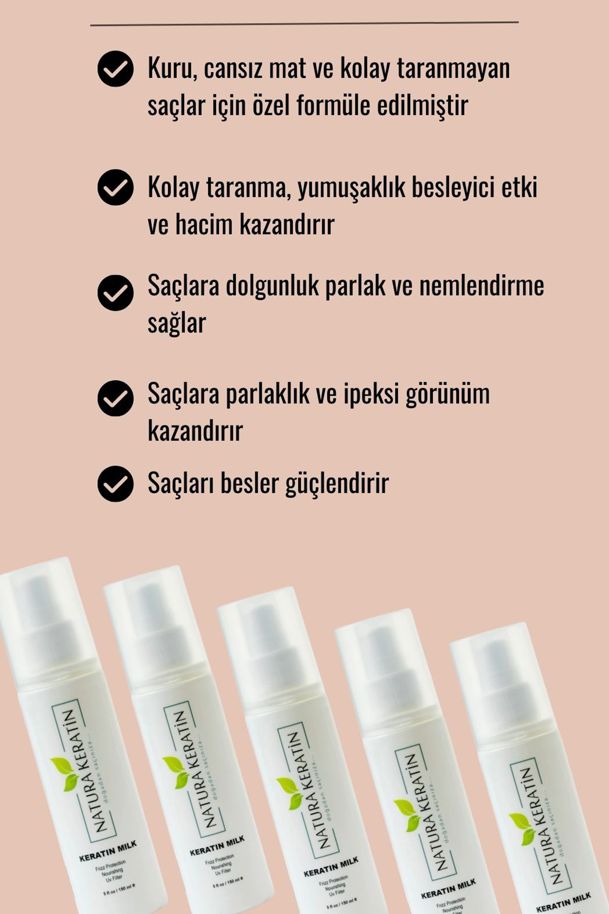 Keratin Sütü - Saç Bakım Sütü — nat.keratin-sutu — تصویر 7 از 9