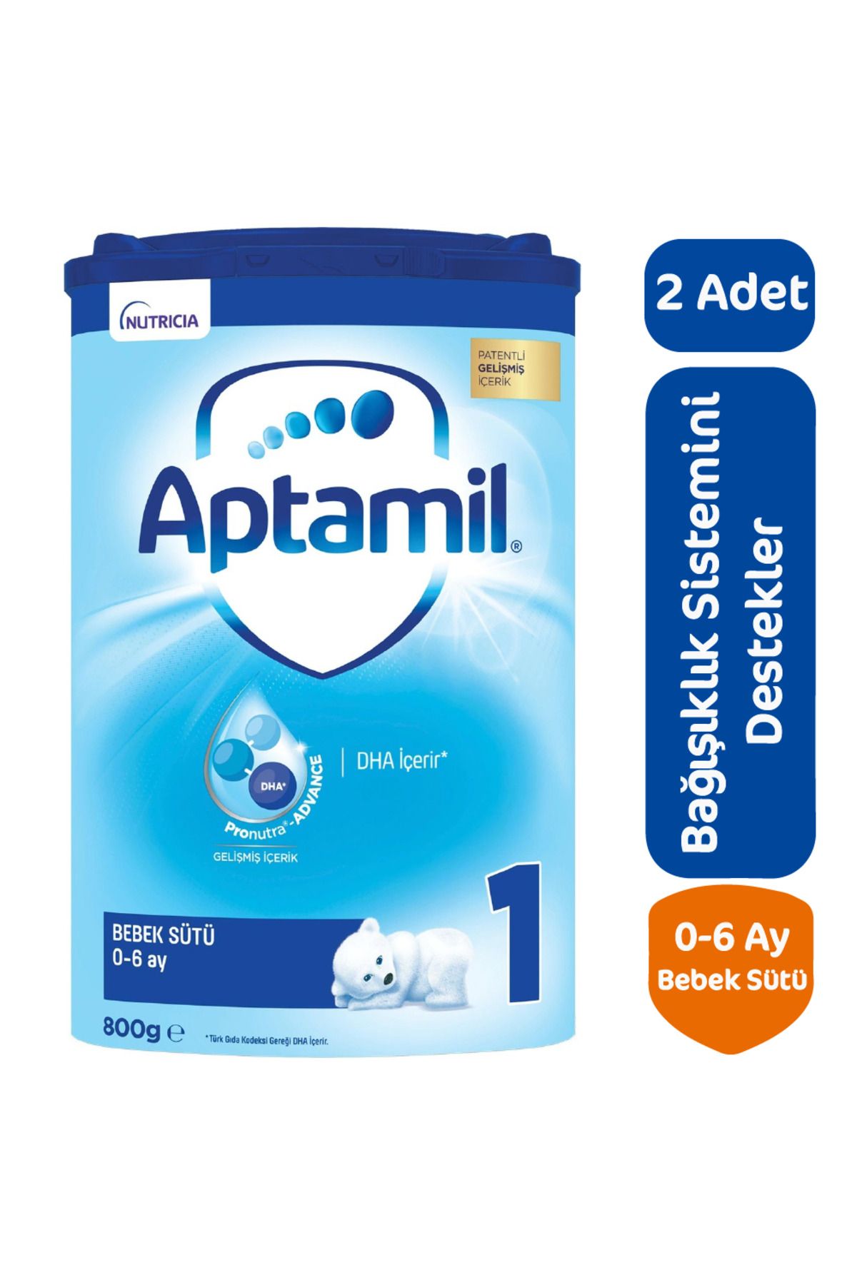 Aptamil Bebek Sütü 1 Numara 800 gr 2 li Paket
